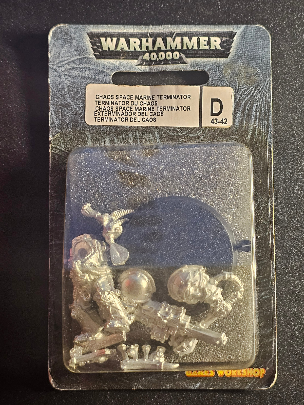 Warhammer 40k Metal Chaos Space Marine Terminator