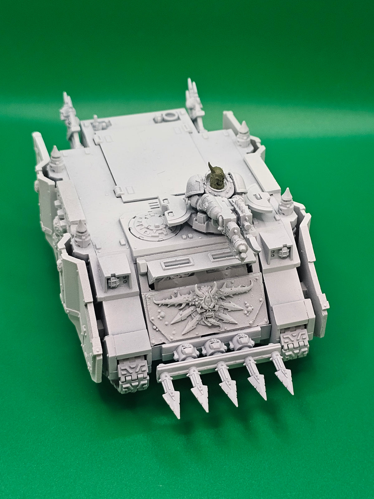 Warhammer 40k Death Guard Rhino with Forgeworld Doors