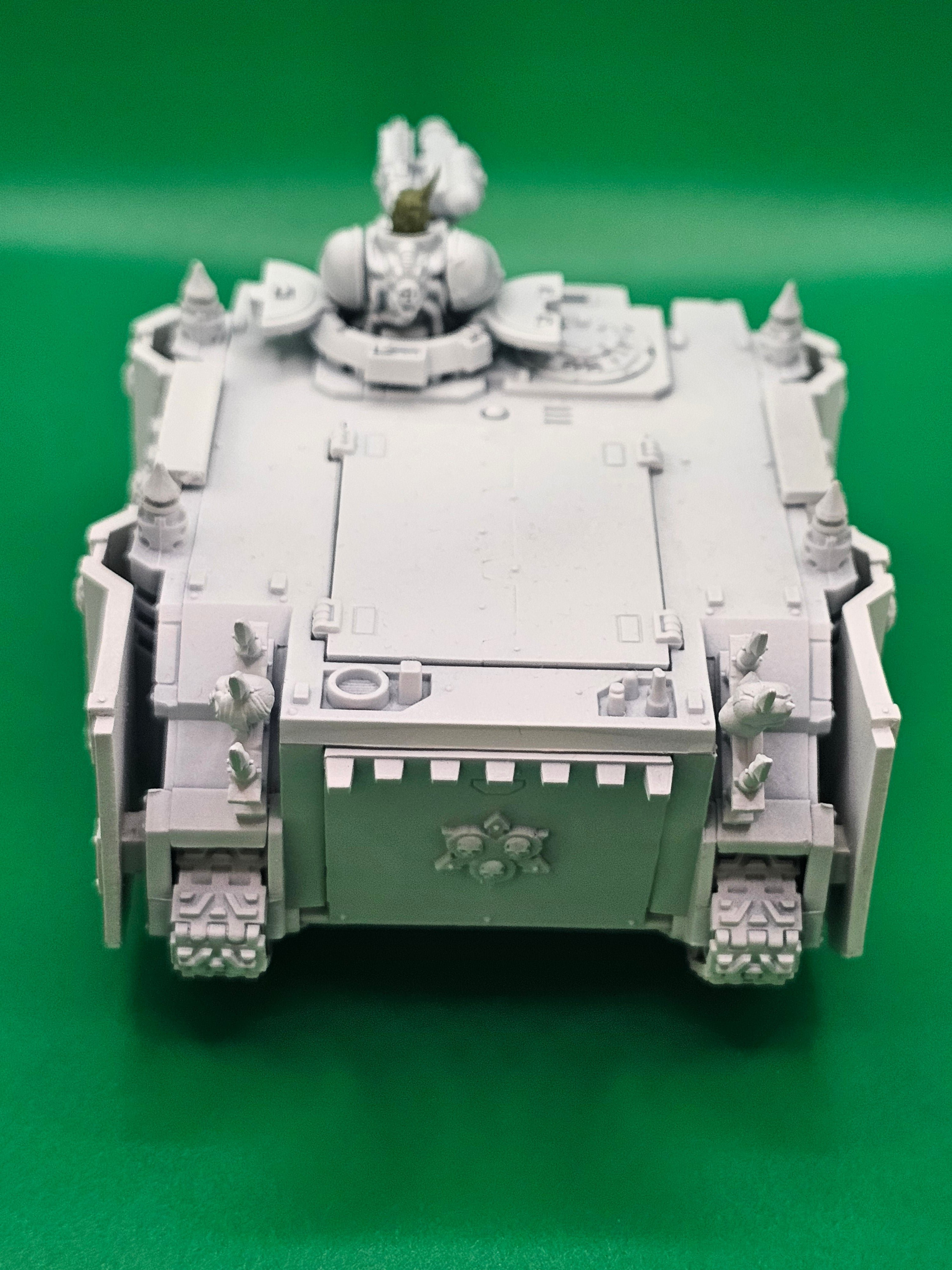Warhammer 40k Death Guard Rhino with Forgeworld Doors
