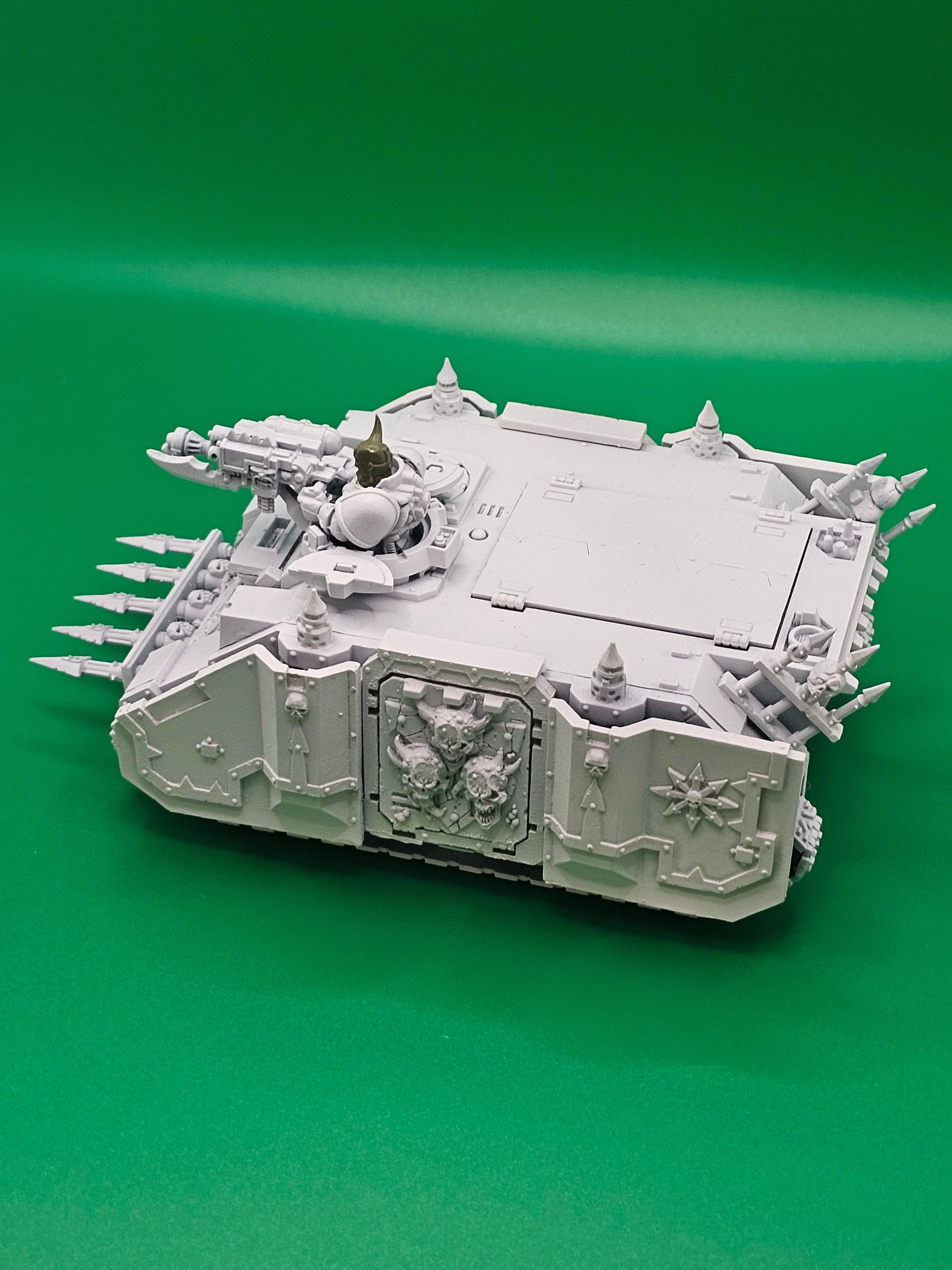 Warhammer 40k Death Guard Rhino with Forgeworld Doors