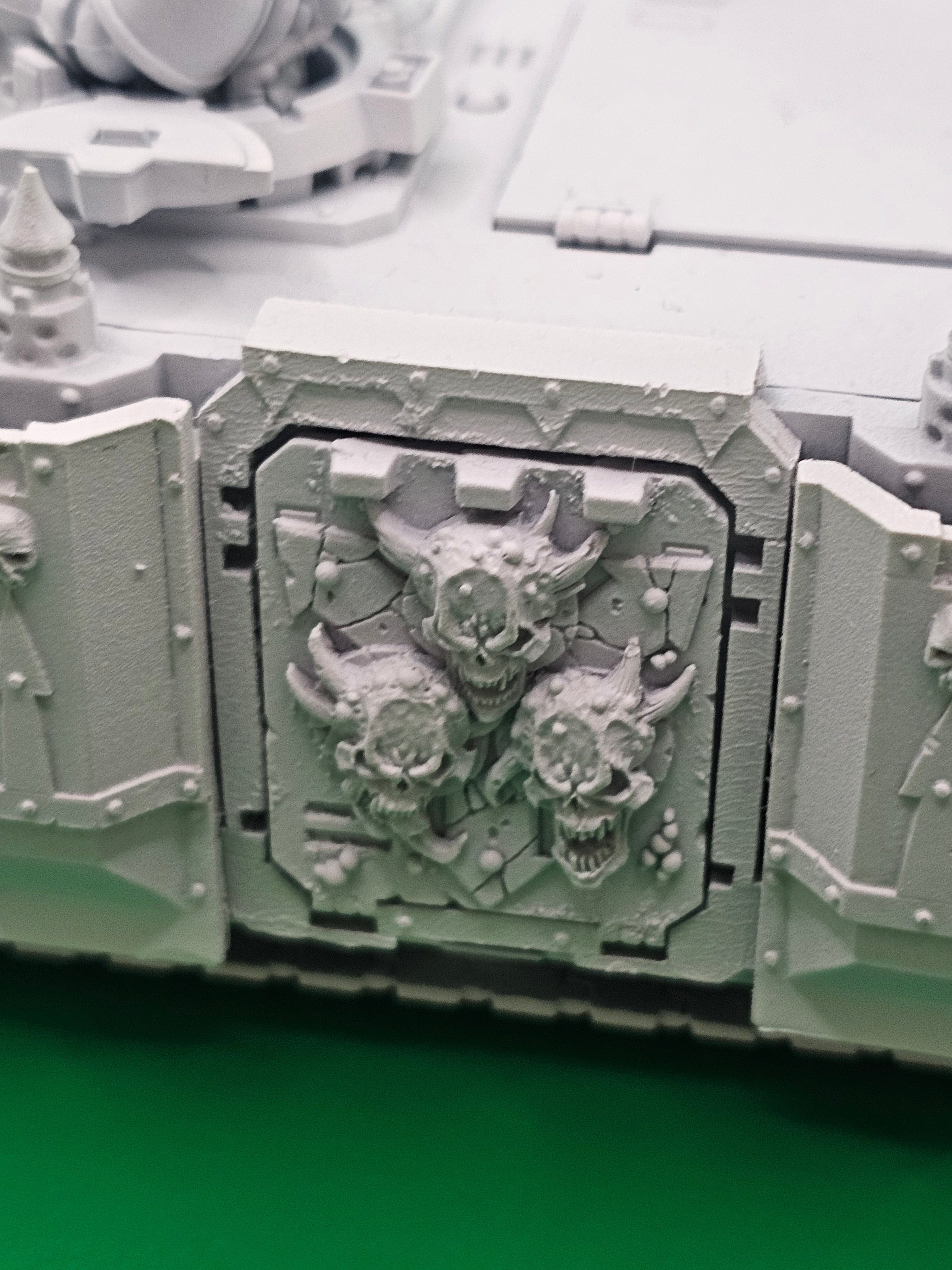 Warhammer 40k Death Guard Rhino with Forgeworld Doors