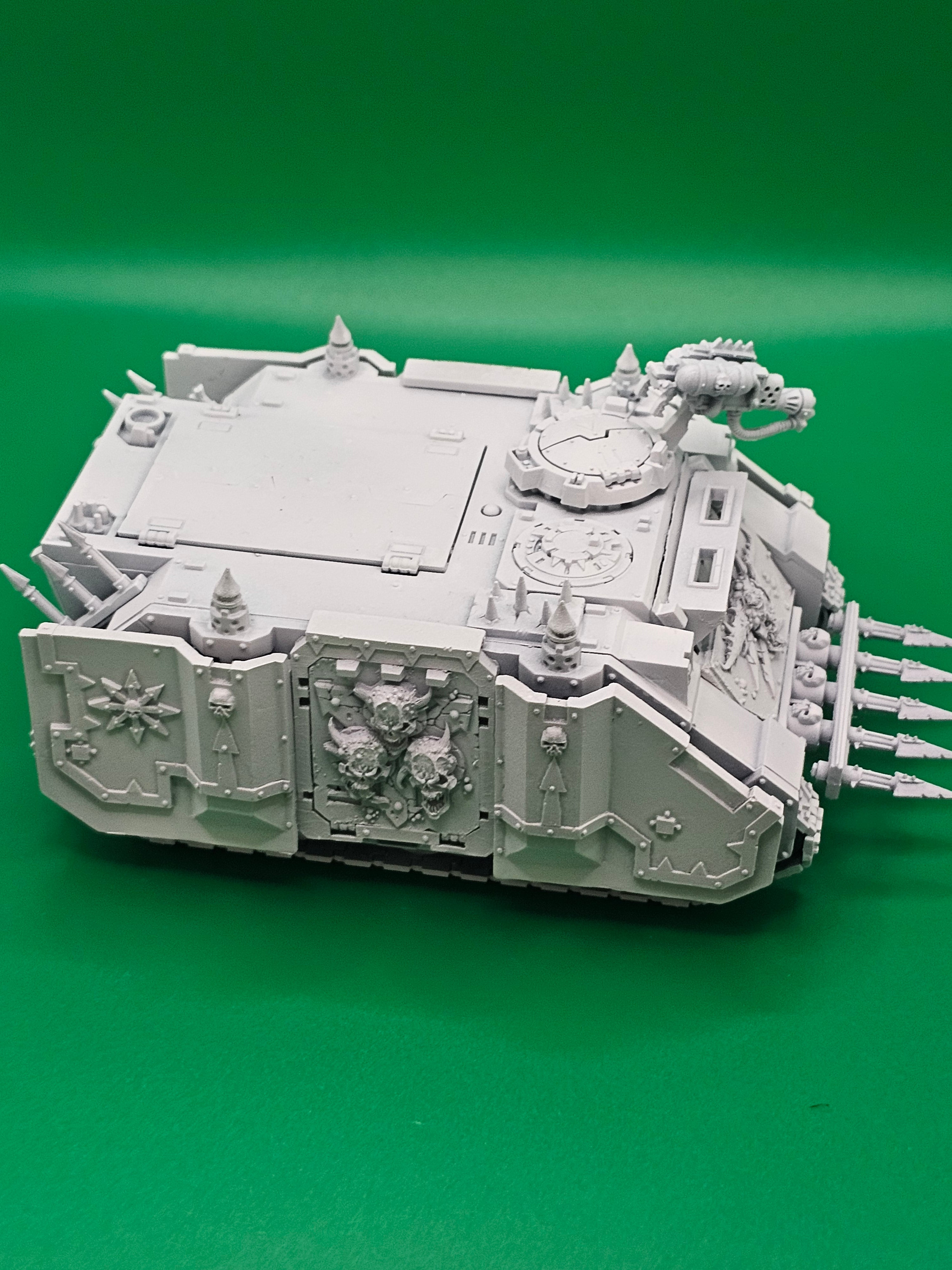 Warhammer 40k Death Guard Rhino with Forgeworld Doors