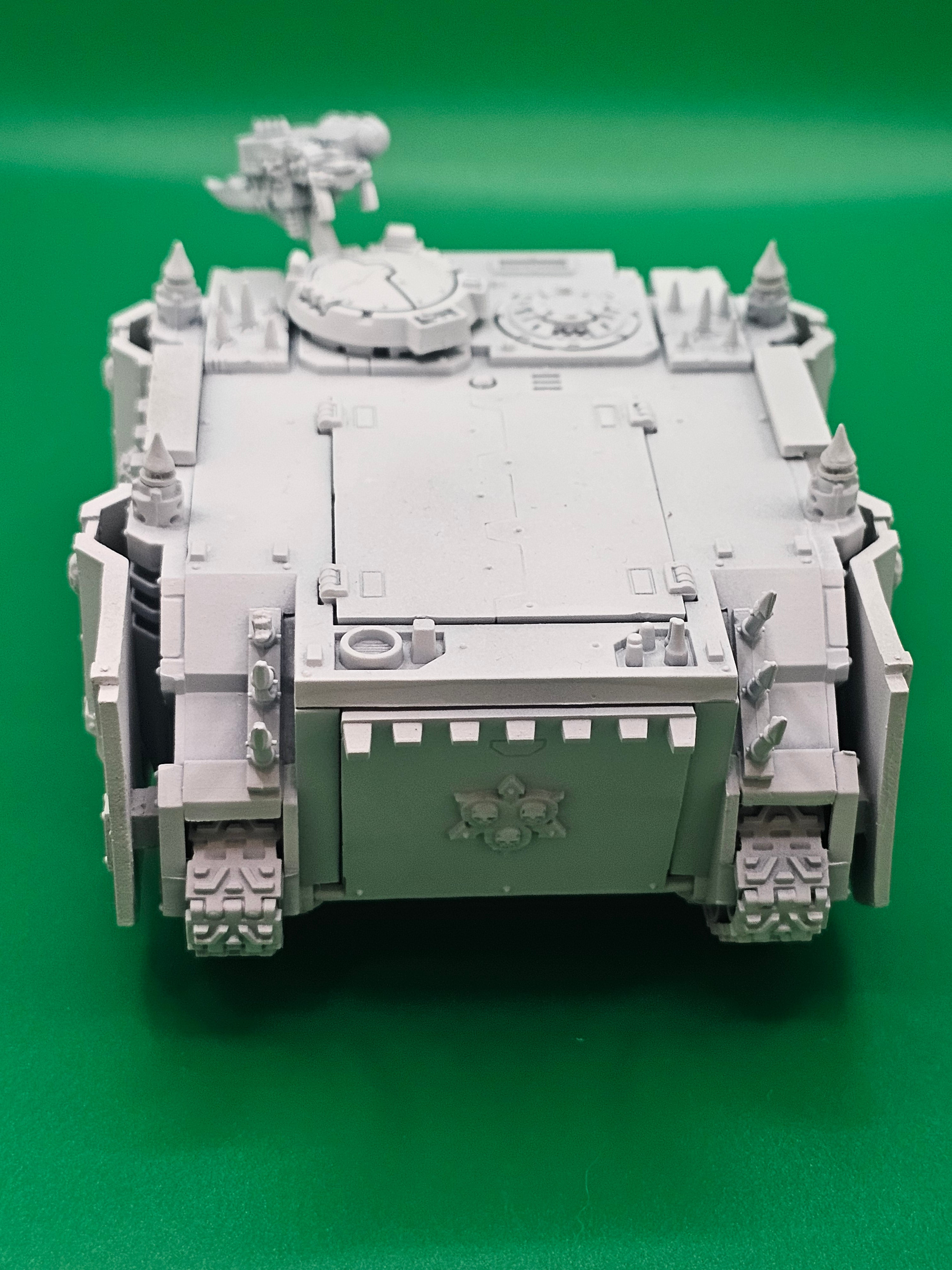 Warhammer 40k Death Guard Rhino with Forgeworld Doors