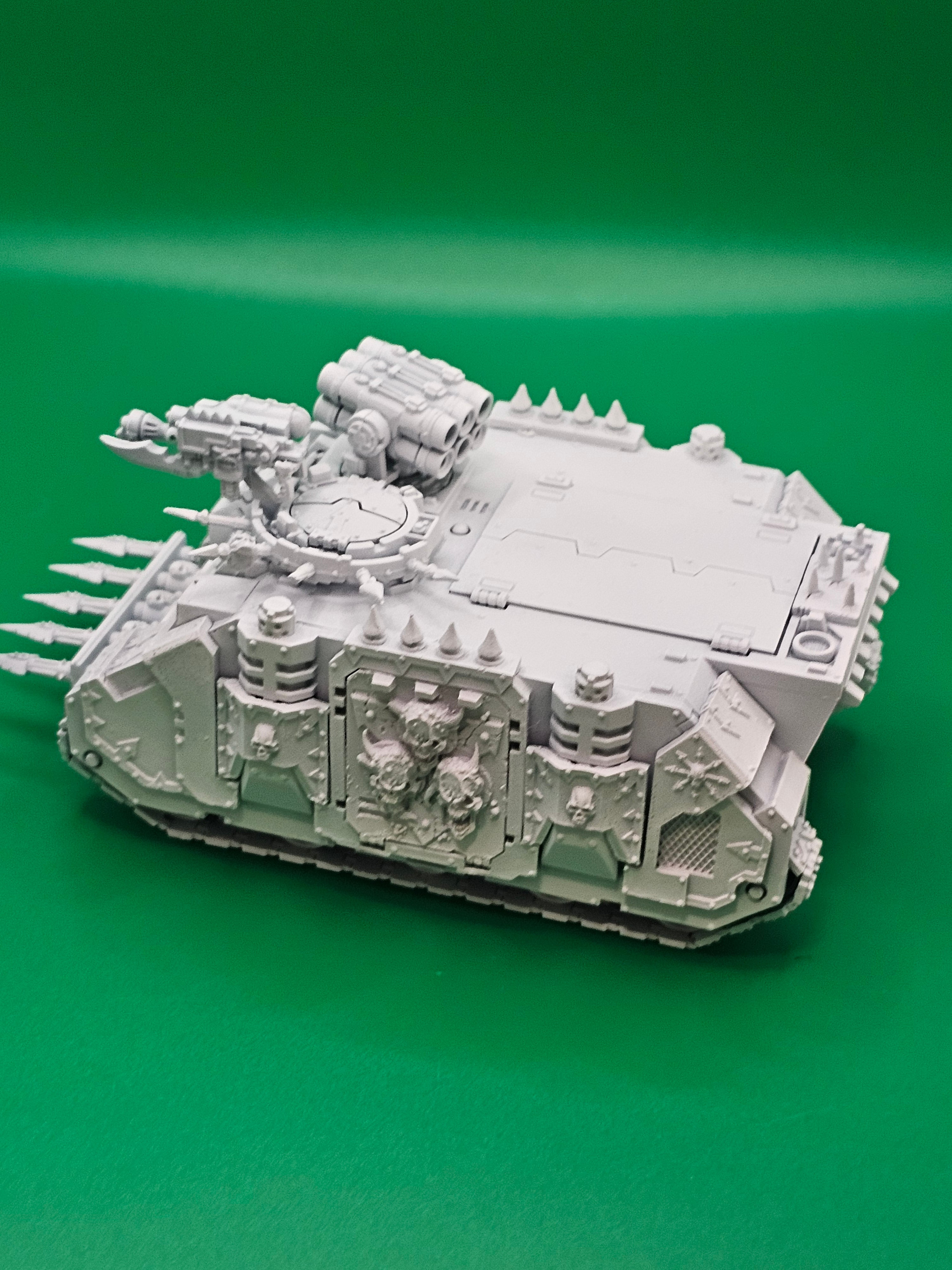Warhammer 40k Death Guard Rhino with Forgeworld Doors