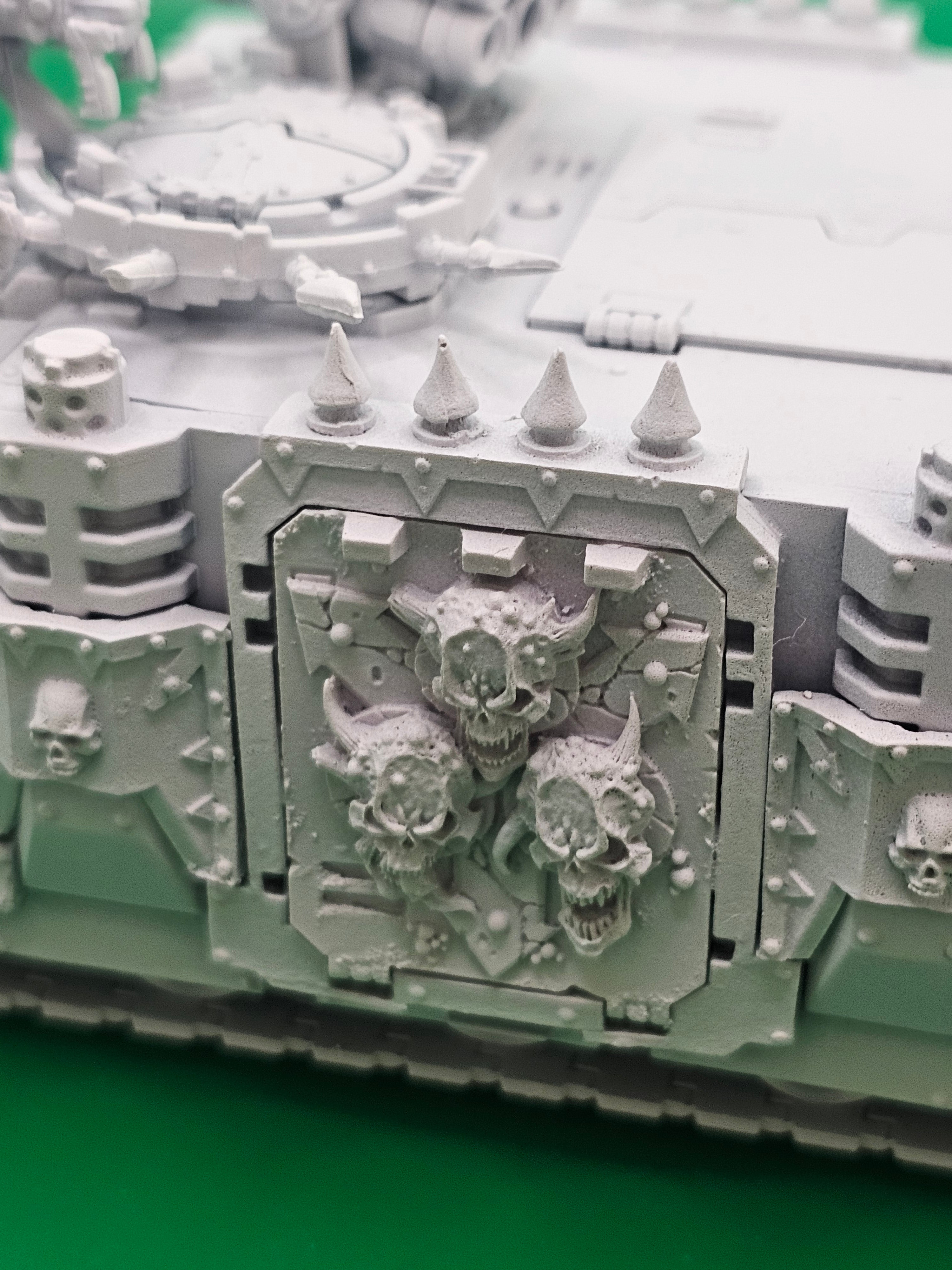 Warhammer 40k Death Guard Rhino with Forgeworld Doors