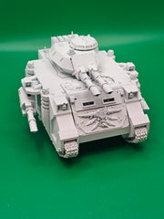 Warhammer 40k Chaos Predator with Forgeworld front