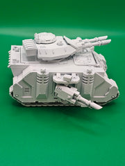 Warhammer 40k Chaos Predator with Forgeworld front