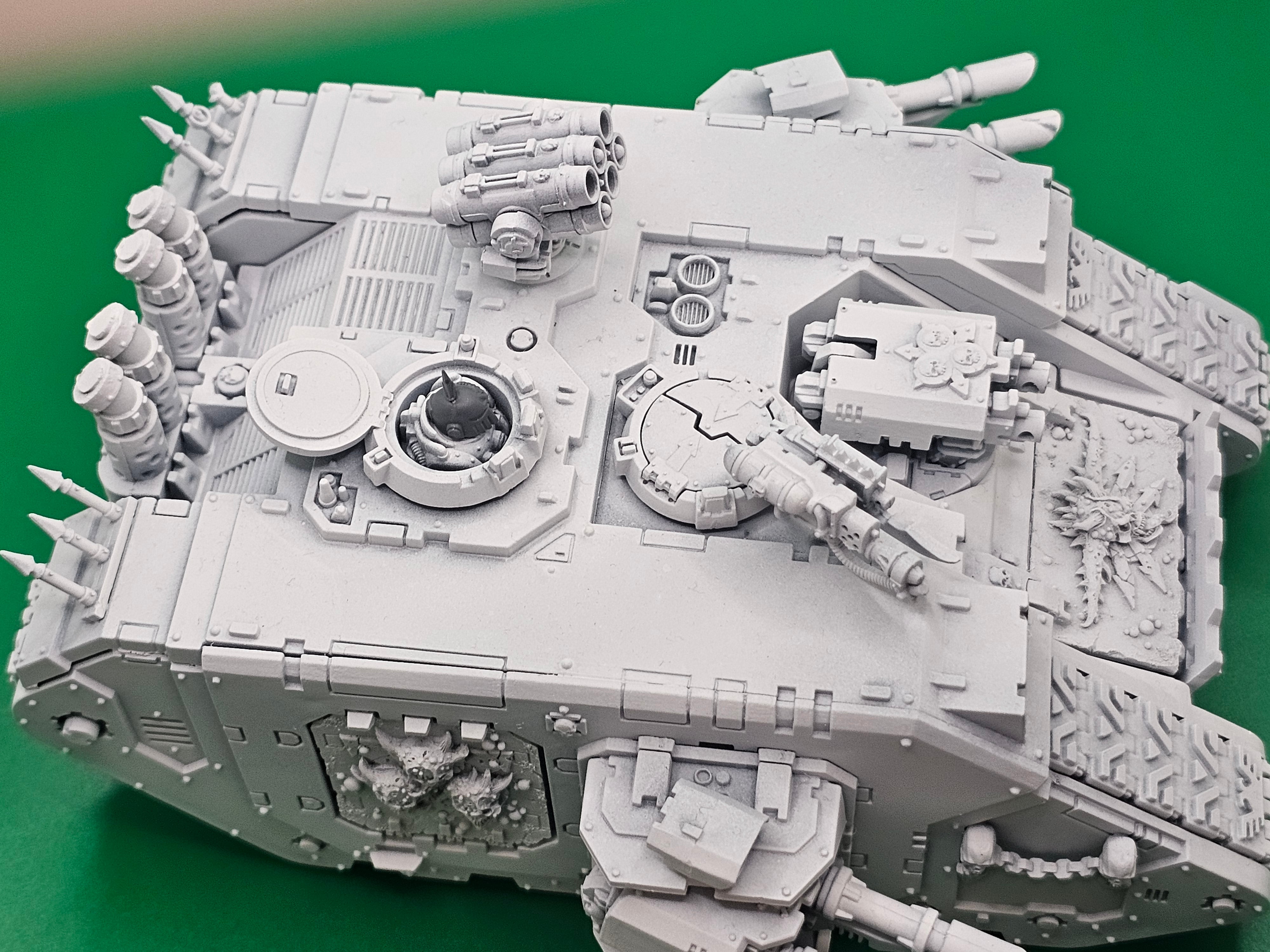 Warhammer Death Guard Land Raider with Forge World Doors