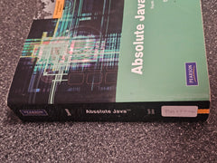 Absolute Java Fourth Edition