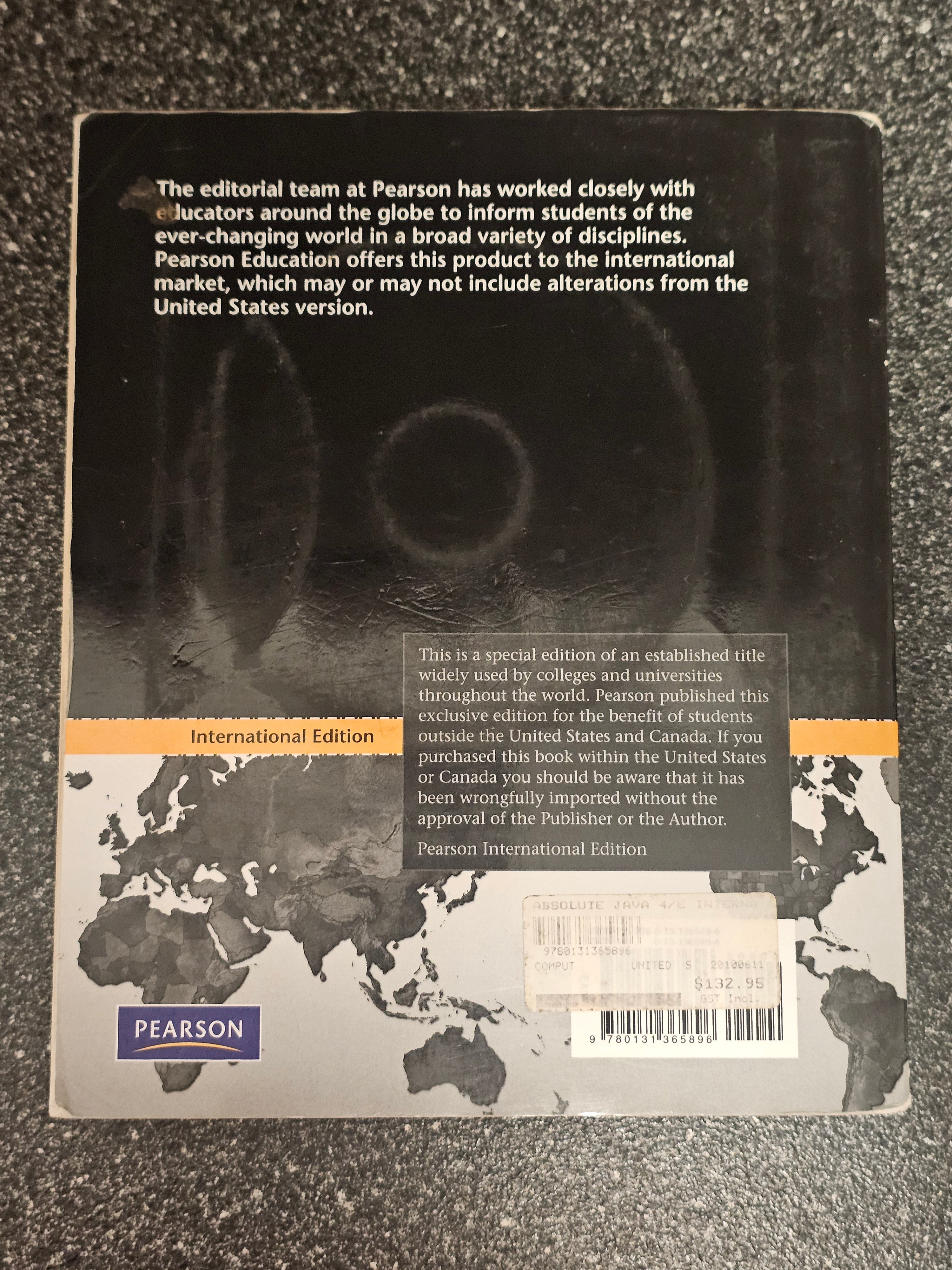 Absolute Java Fourth Edition