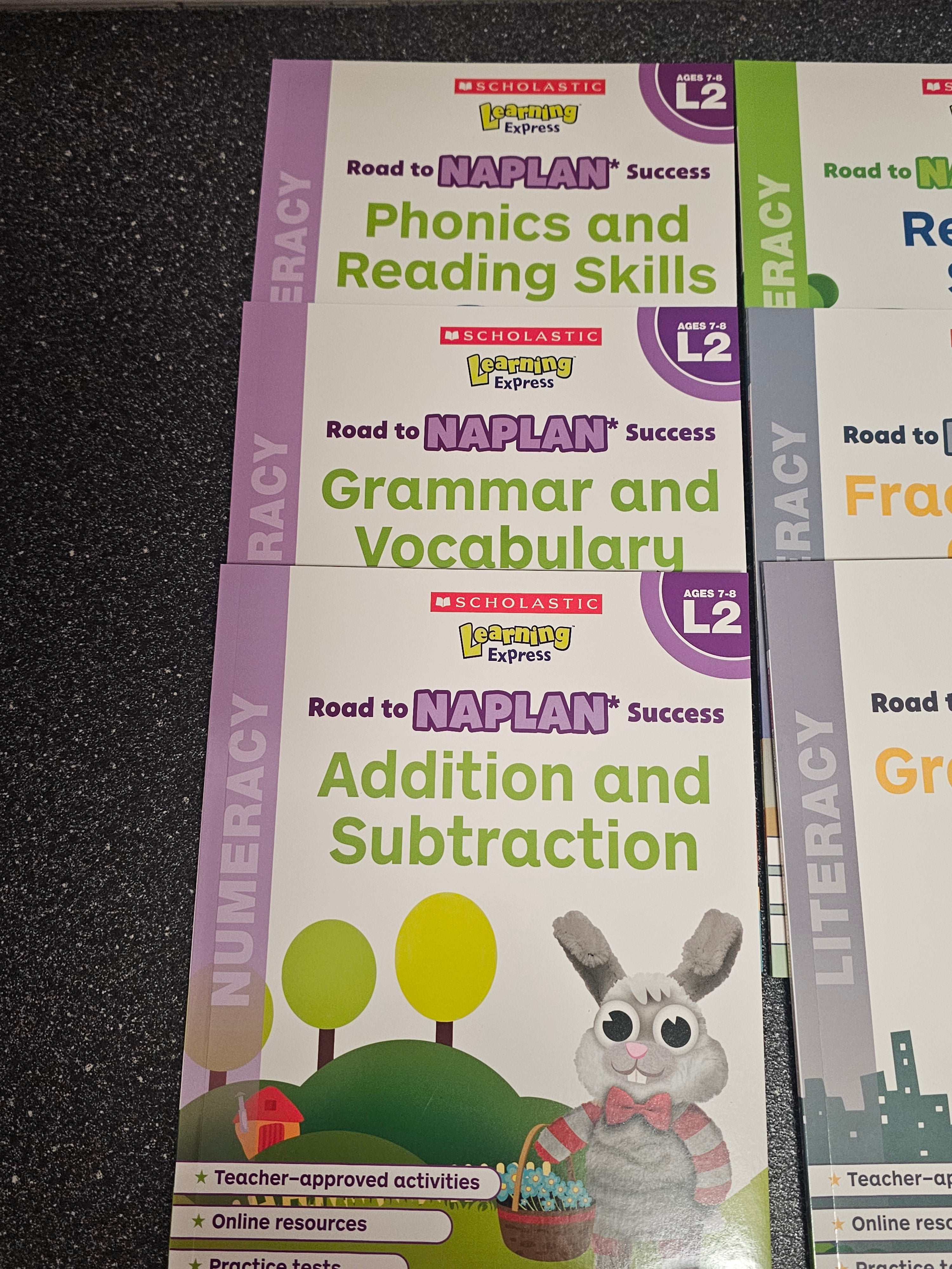 Scholastic Learning Express Road to NAPLAN Books