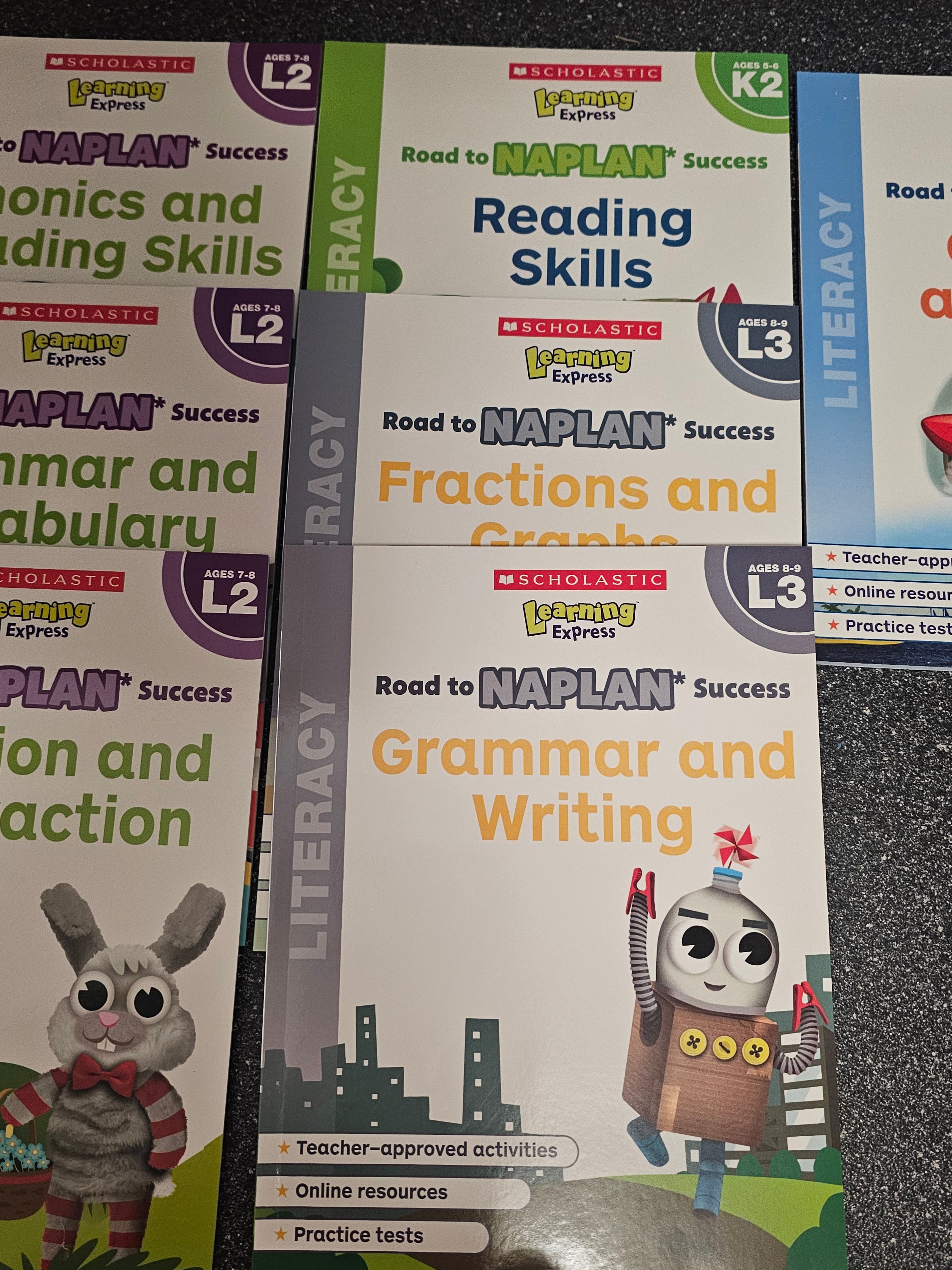 Scholastic Learning Express Road to NAPLAN Books
