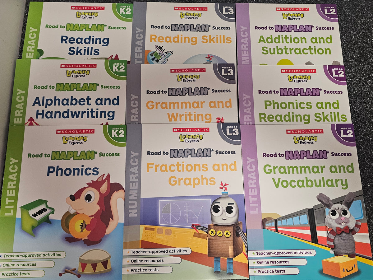 Scholastic Learning Express Road to NAPLAN Books