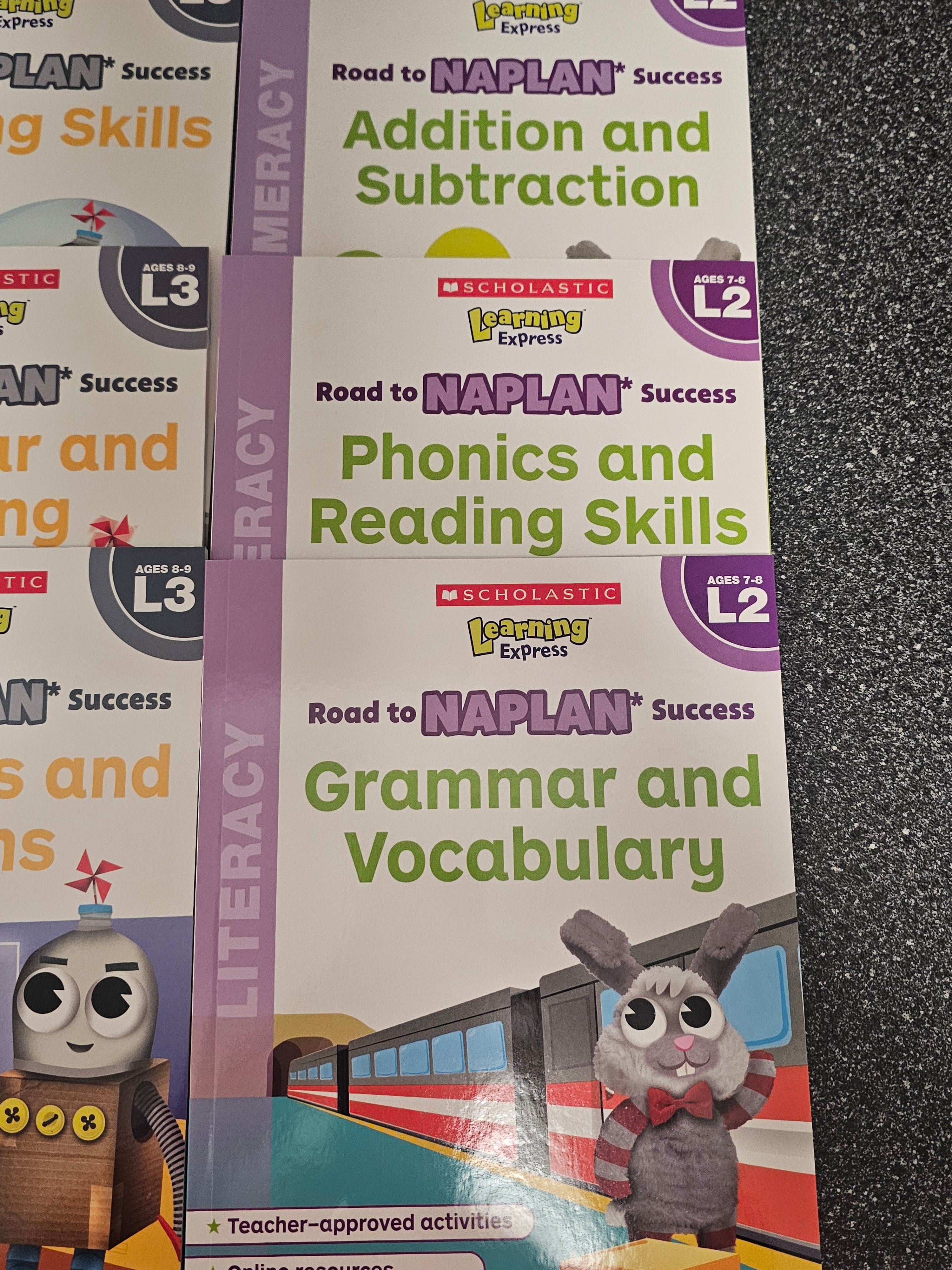 Scholastic Learning Express Road to NAPLAN Books