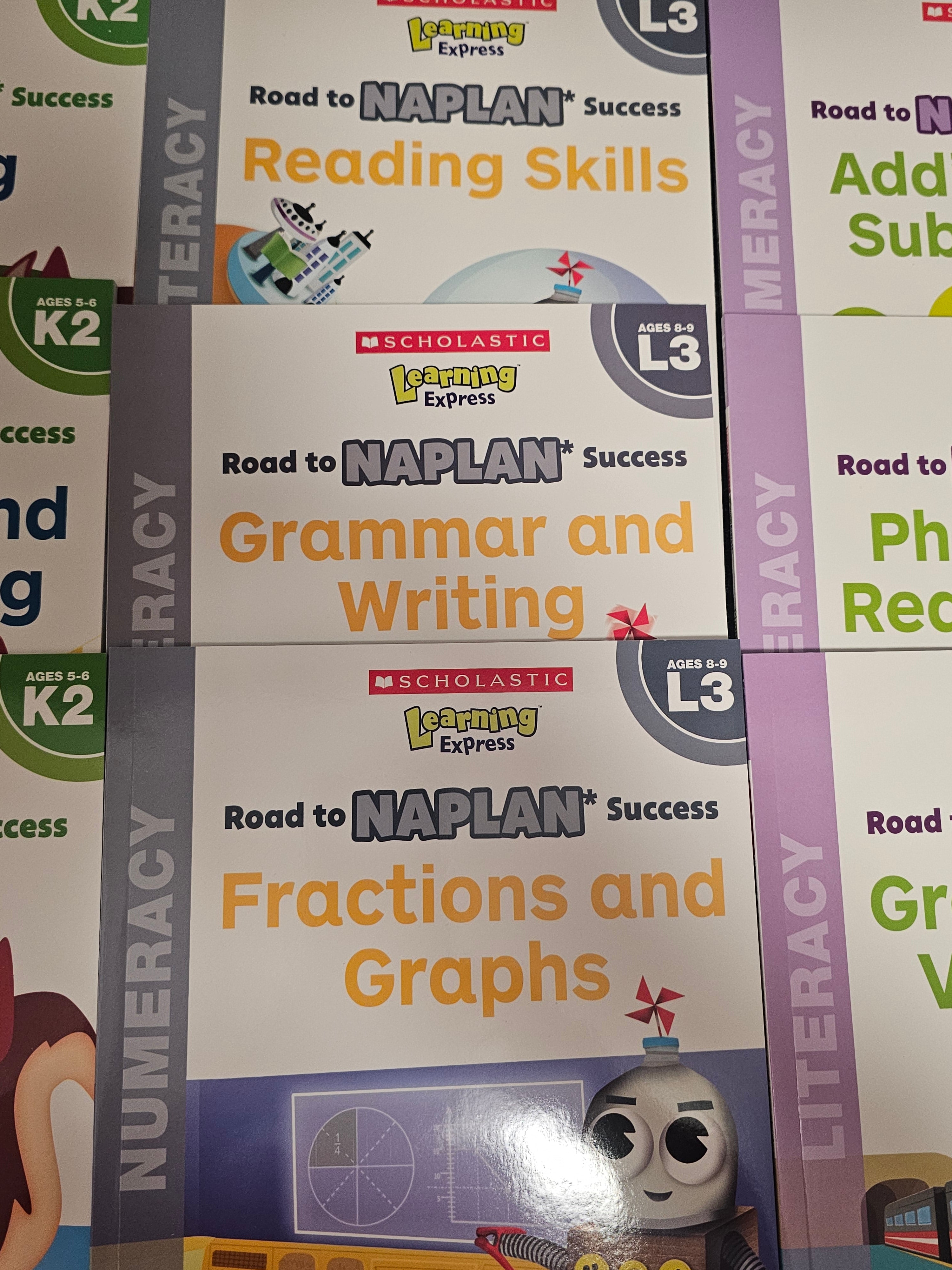 Scholastic Learning Express Road to NAPLAN Books