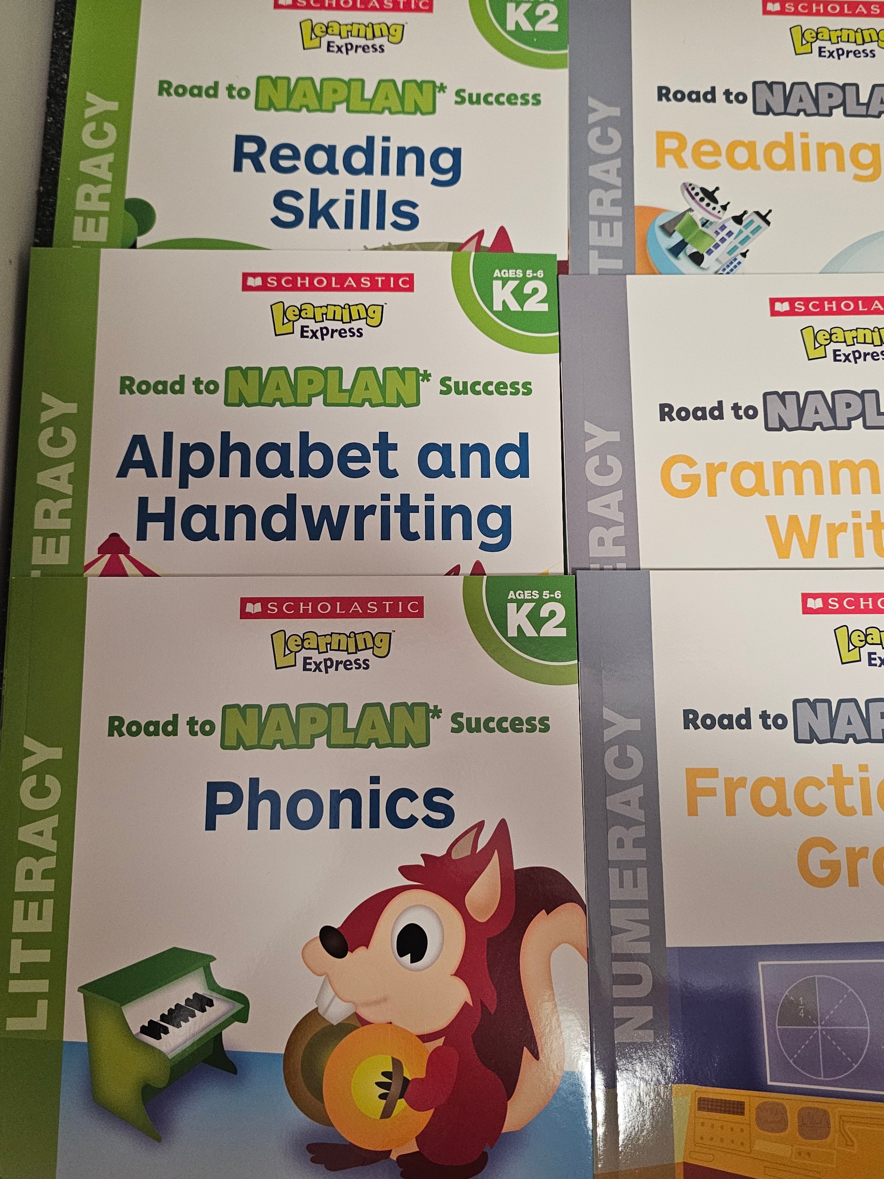 Scholastic Learning Express Road to NAPLAN Books