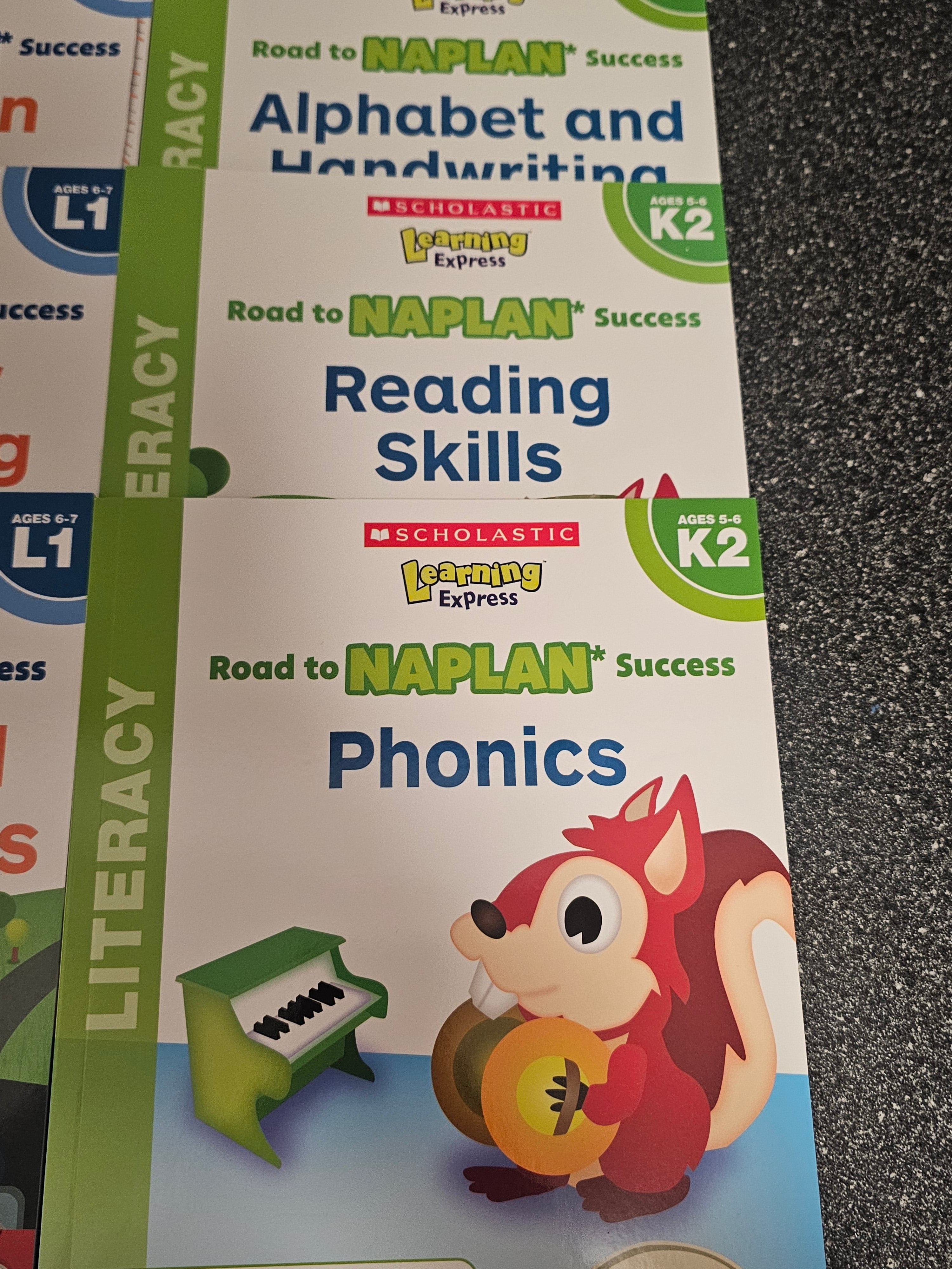 Scholastic Learning Express Road to NAPLAN Books