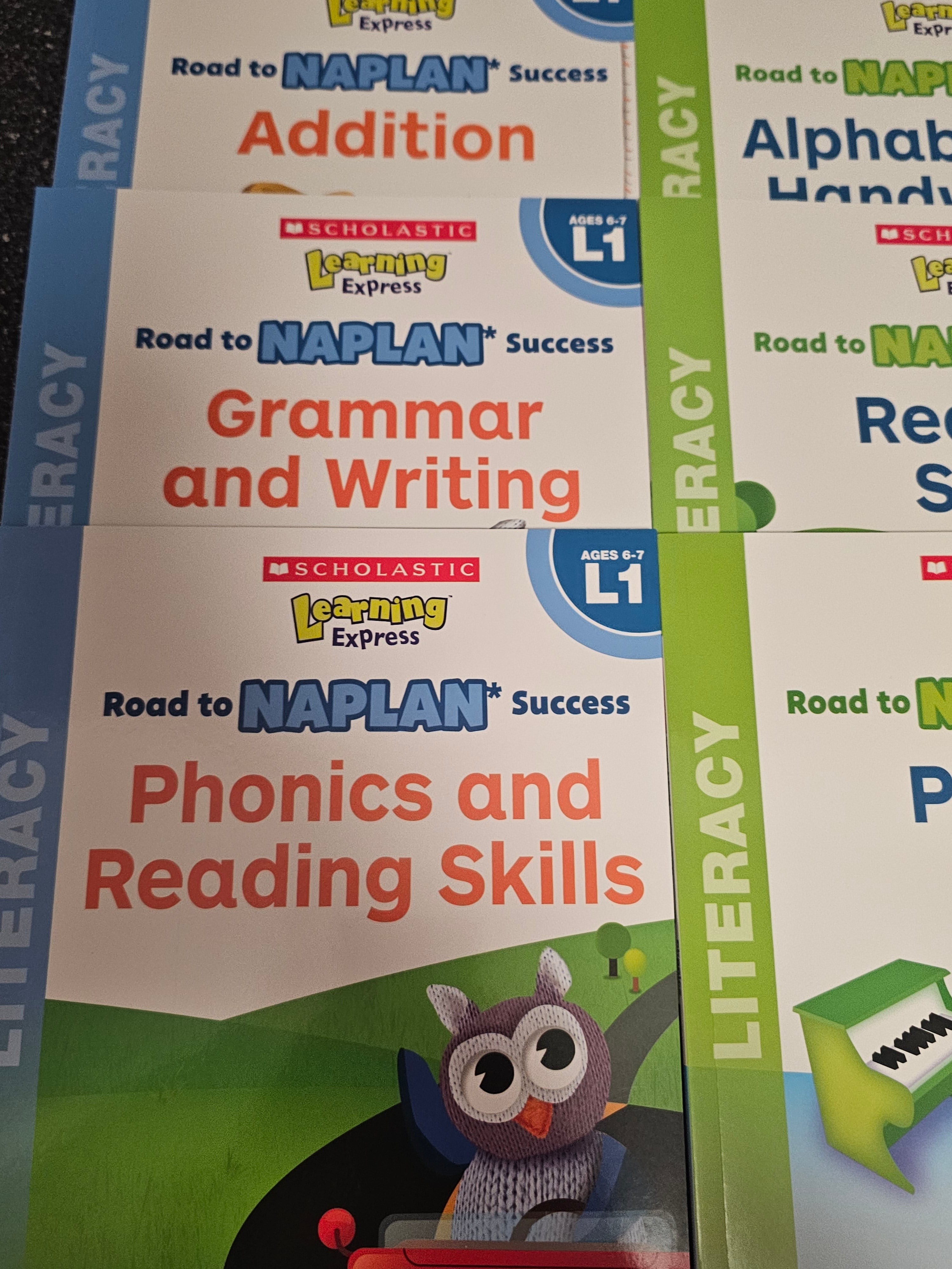 Scholastic Learning Express Road to NAPLAN Books