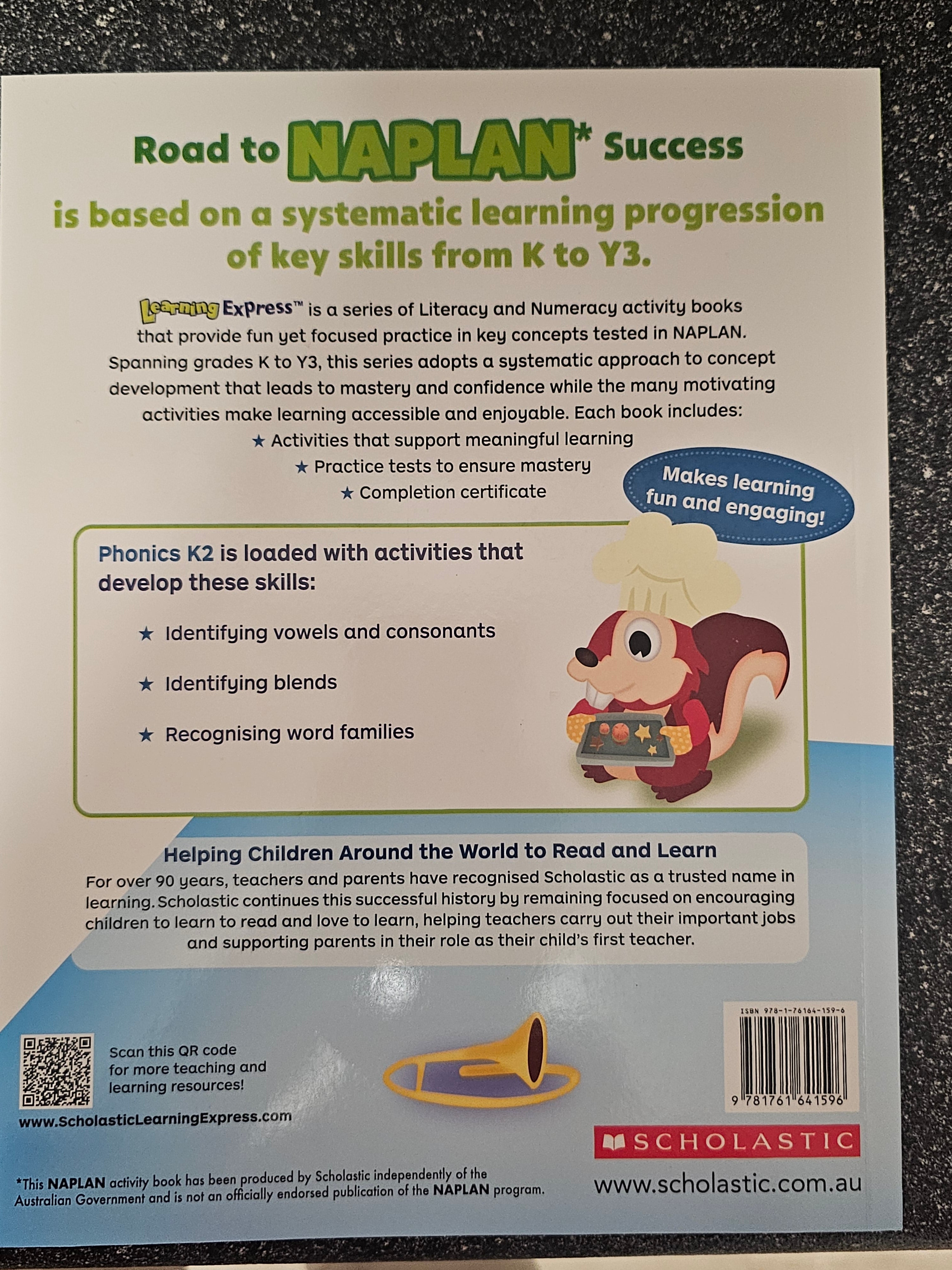 Scholastic Learning Express Road to NAPLAN Books