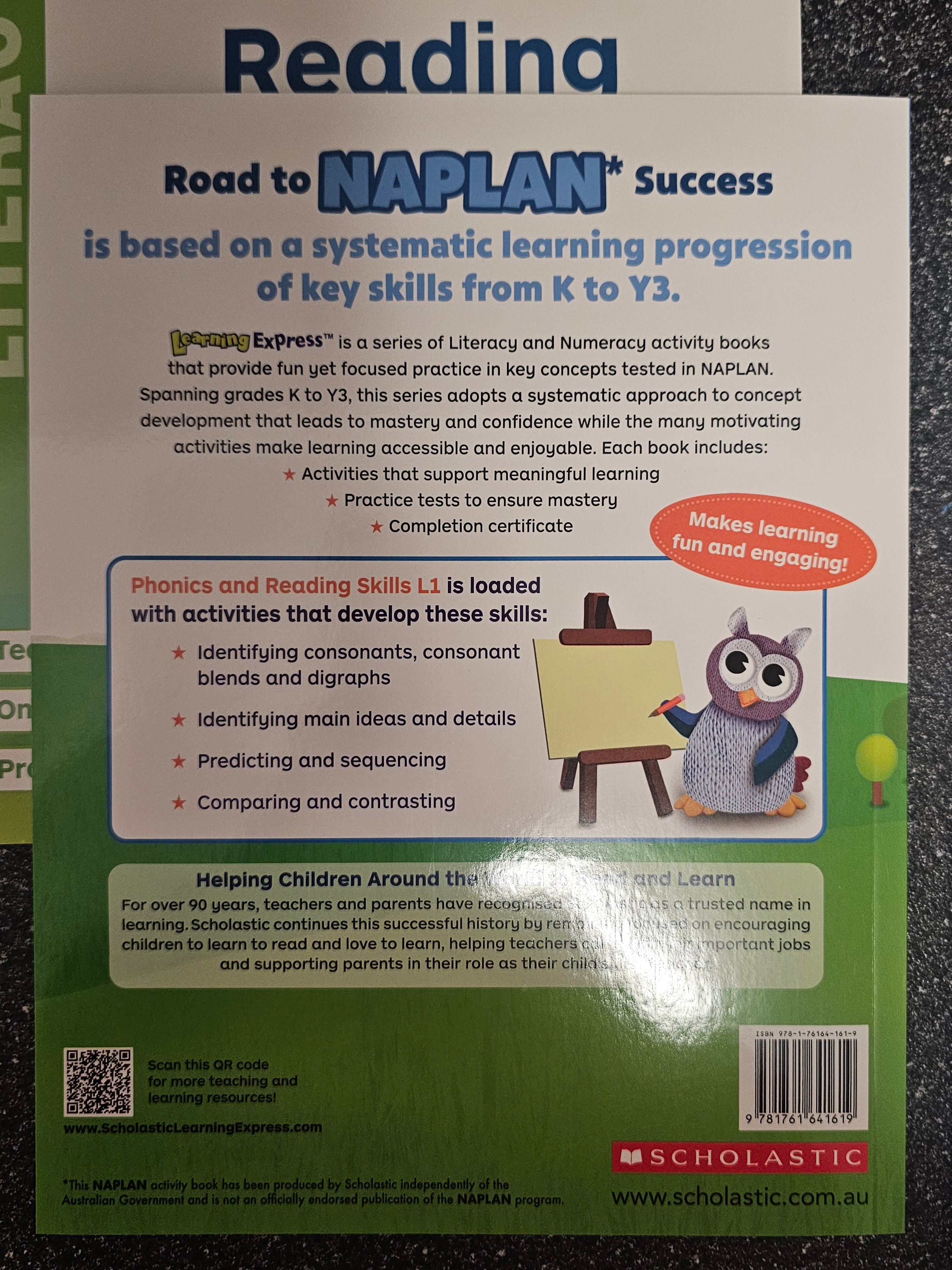 Scholastic Learning Express Road to NAPLAN Books