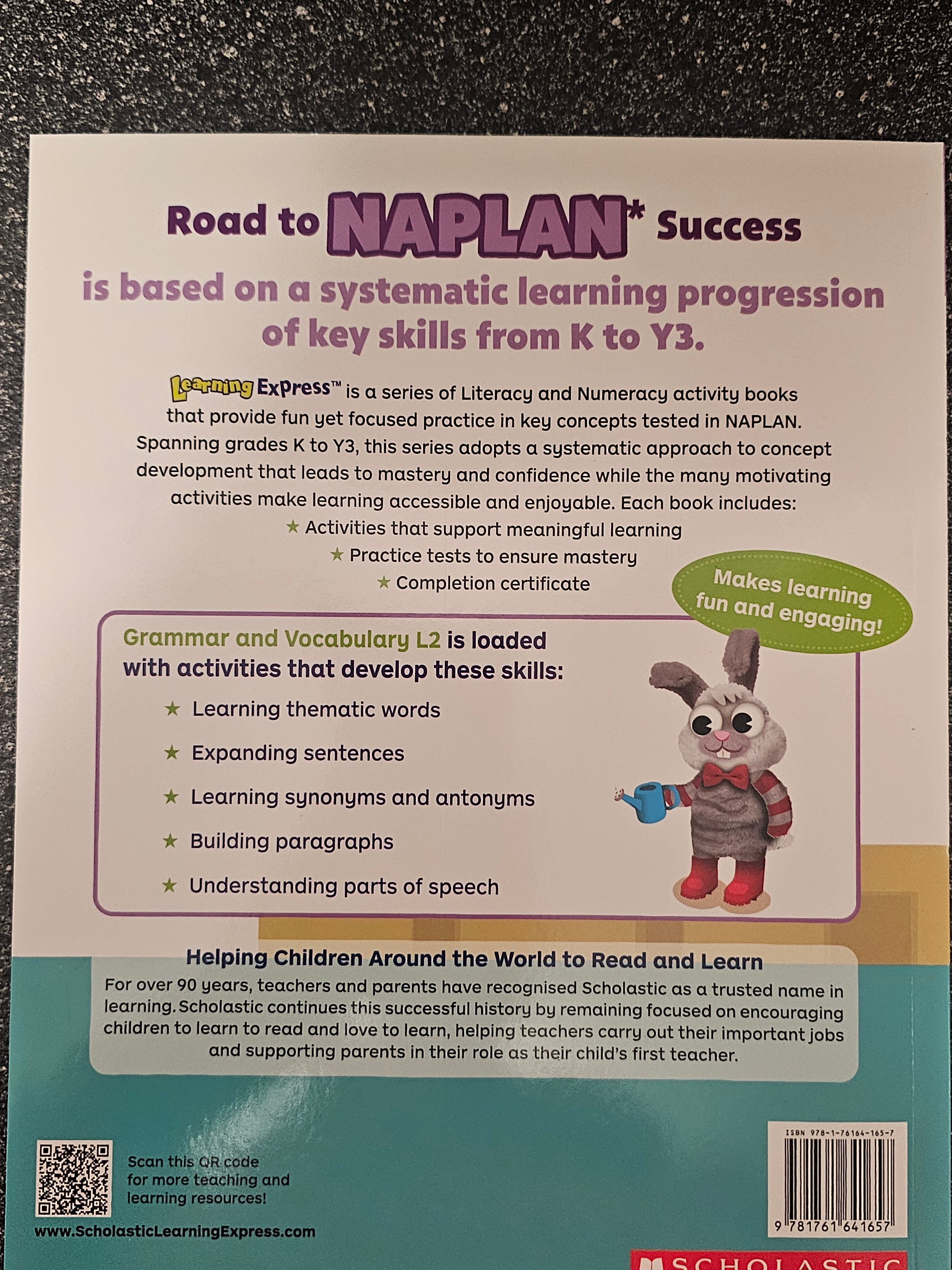 Scholastic Learning Express Road to NAPLAN Books