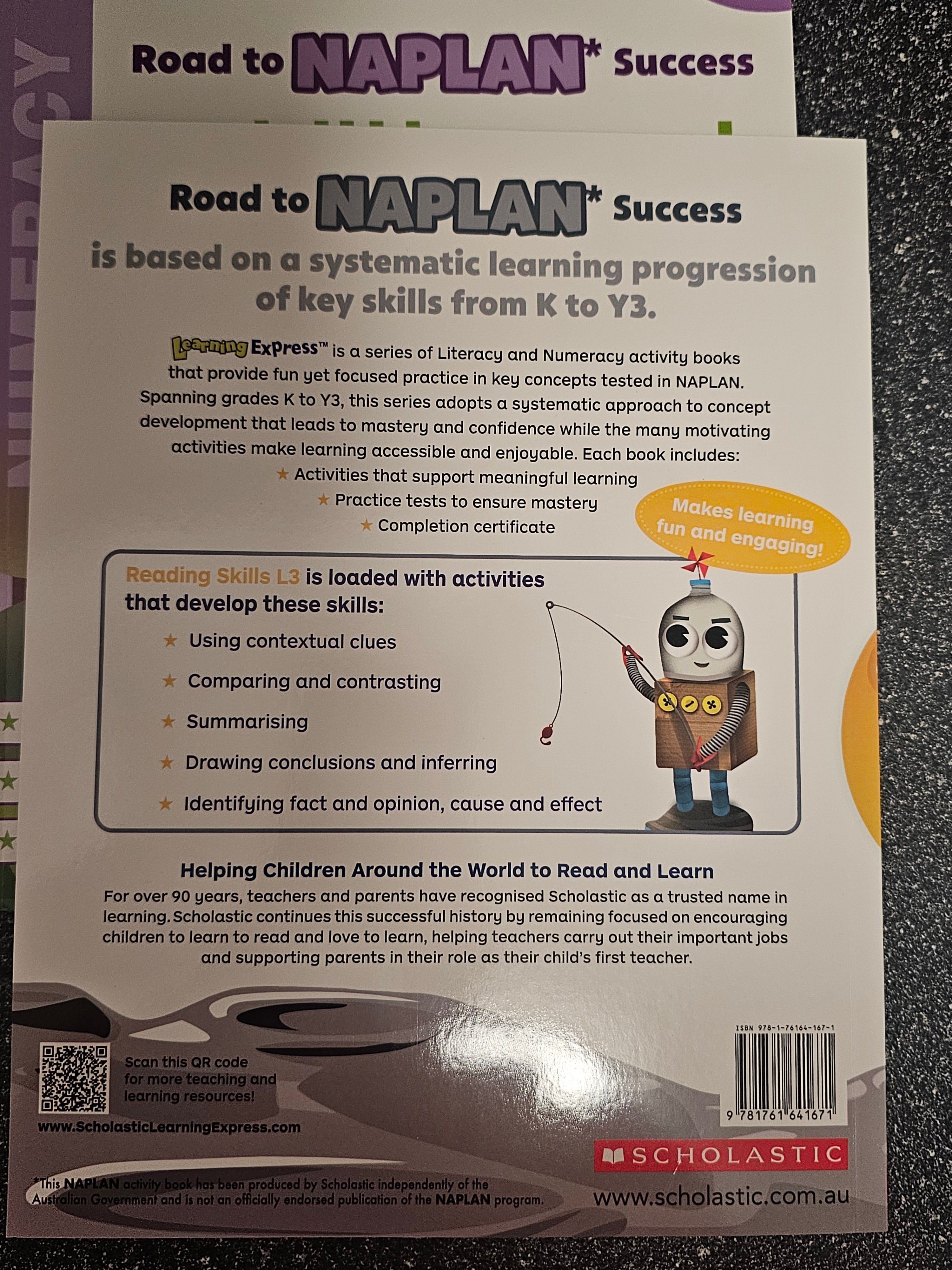 Scholastic Learning Express Road to NAPLAN Books