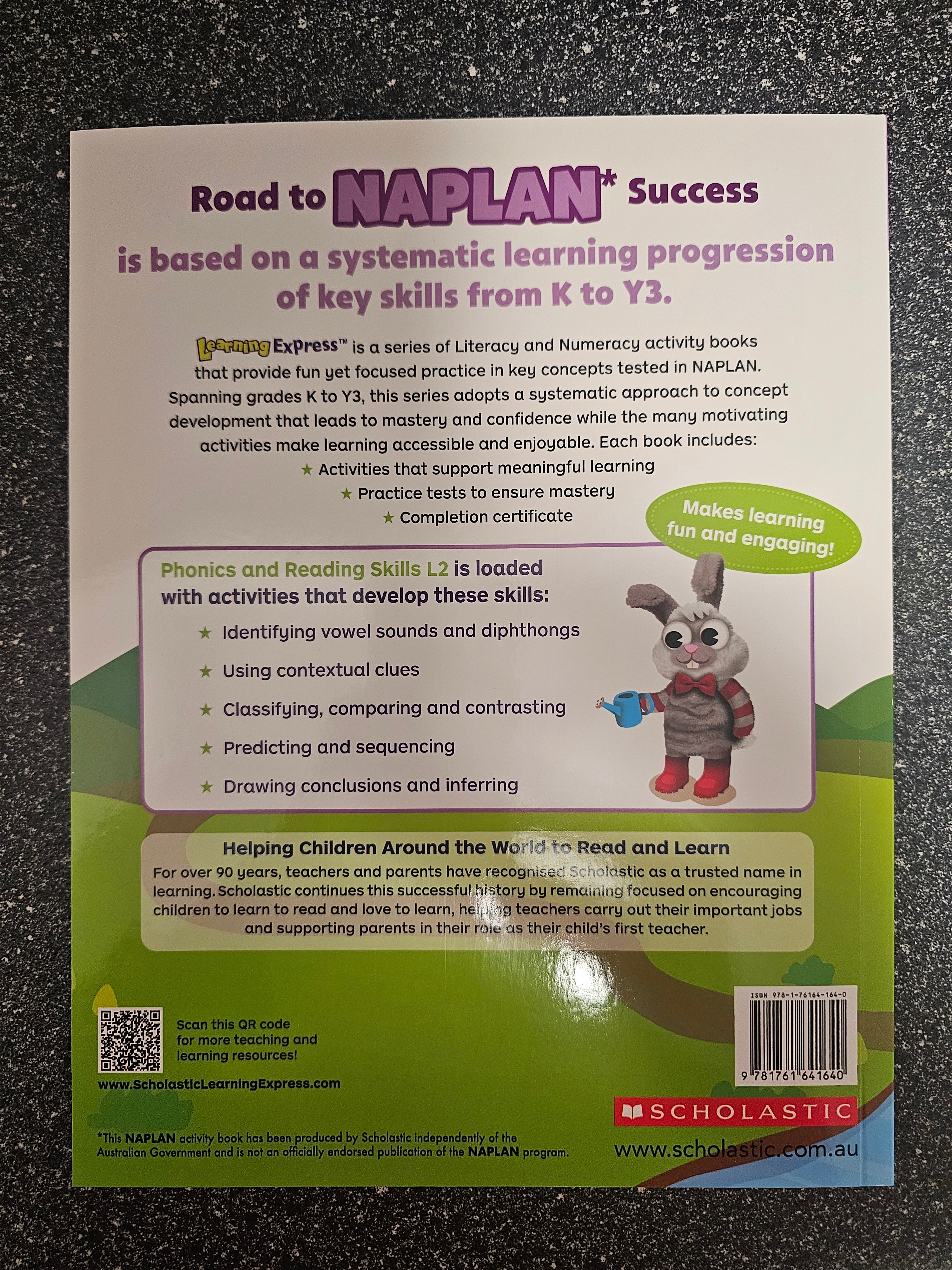 Scholastic Learning Express Road to NAPLAN Books