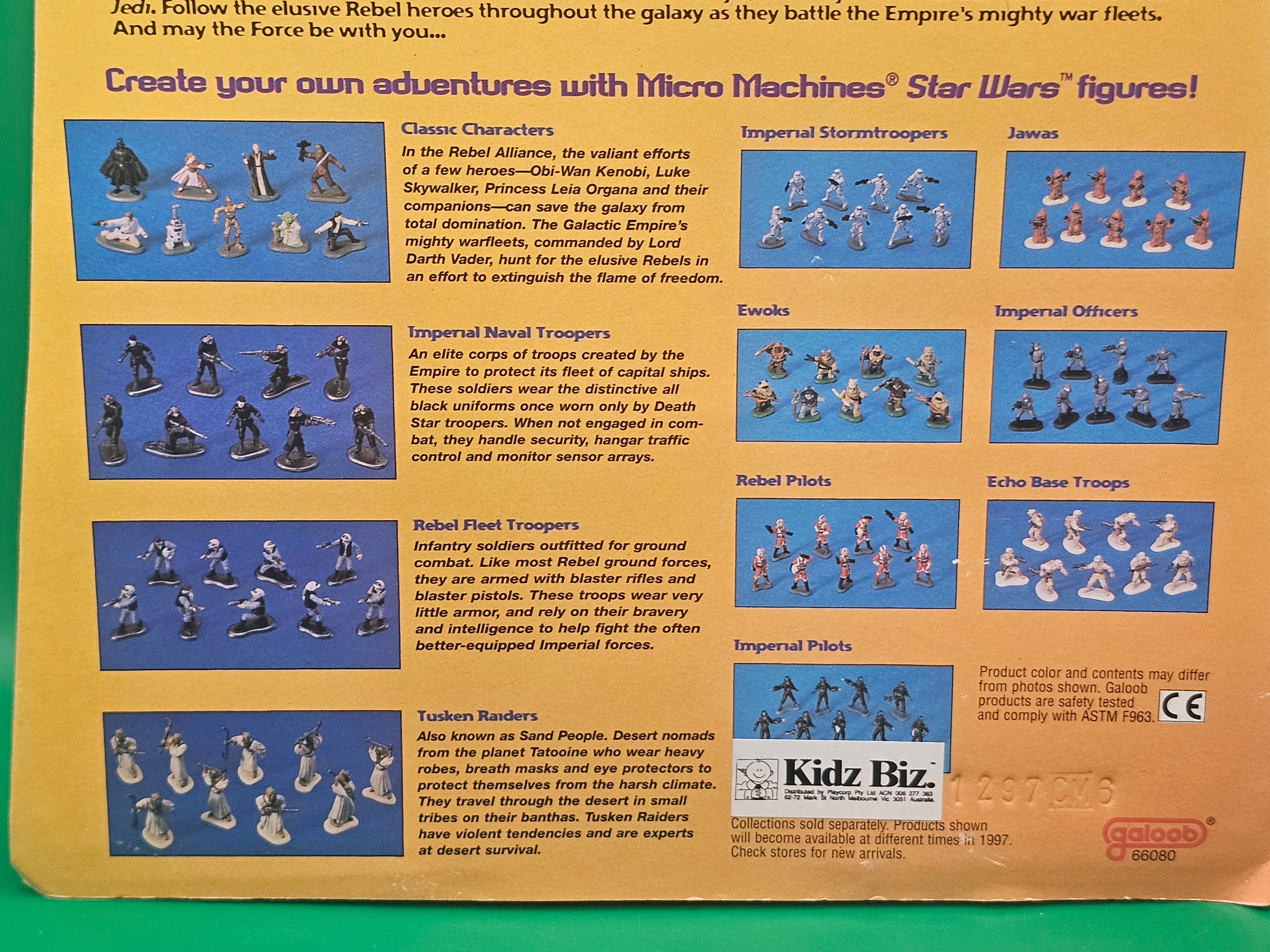 Star Wars Micro Machines Imperial Pilots