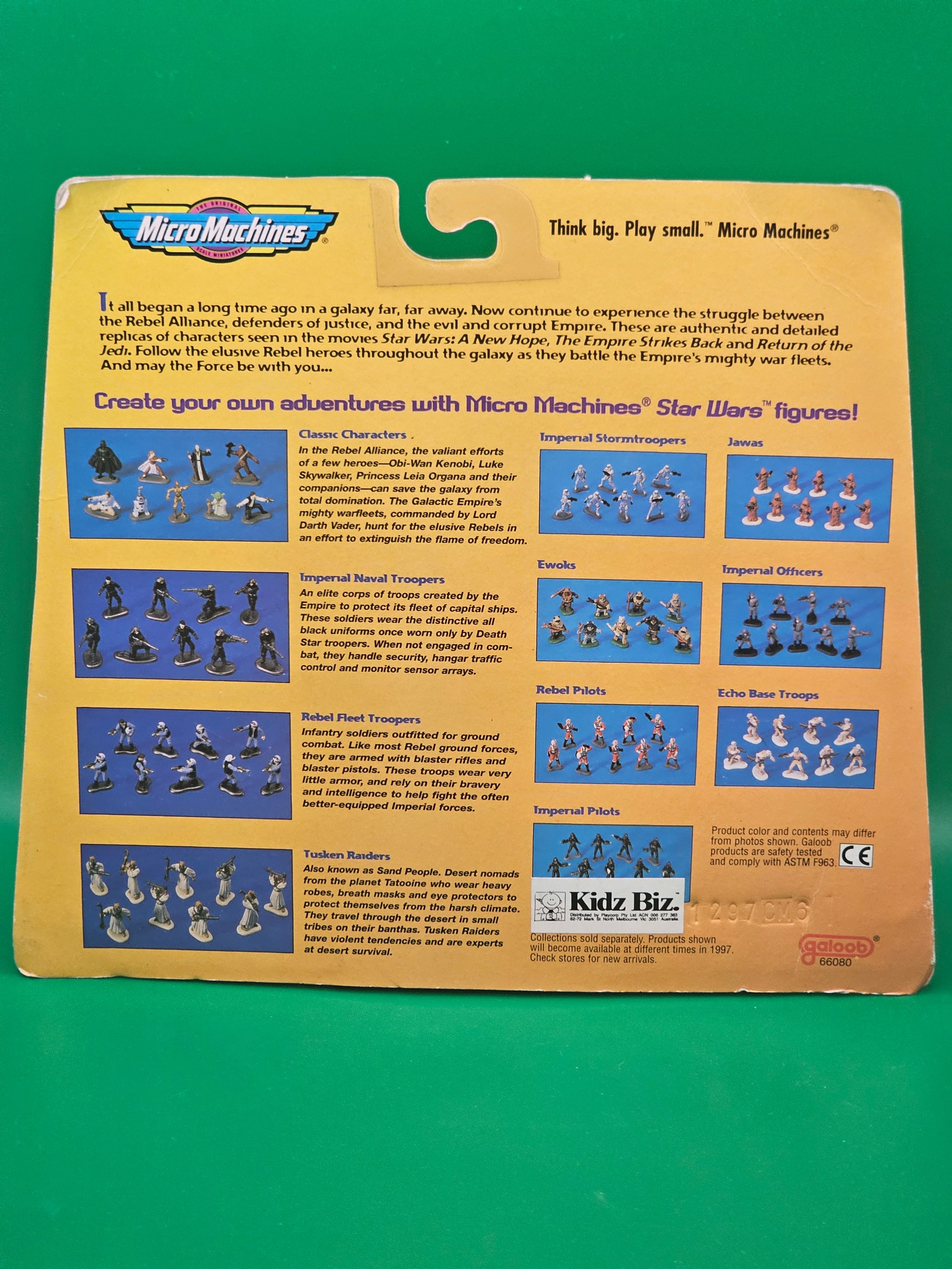 Star Wars Micro Machines Rebel Fleet Troopers