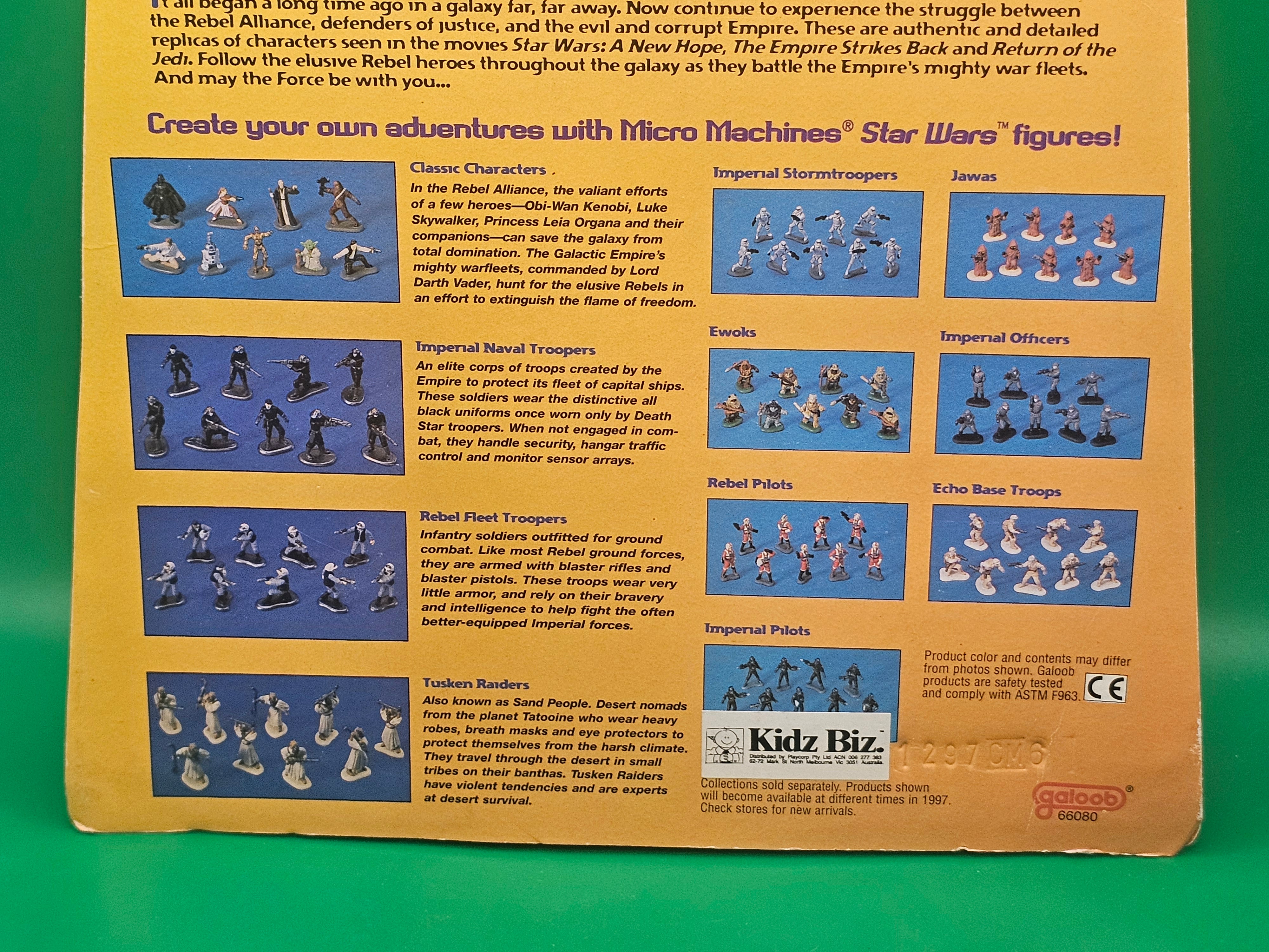 Star Wars Micro Machines Rebel Fleet Troopers
