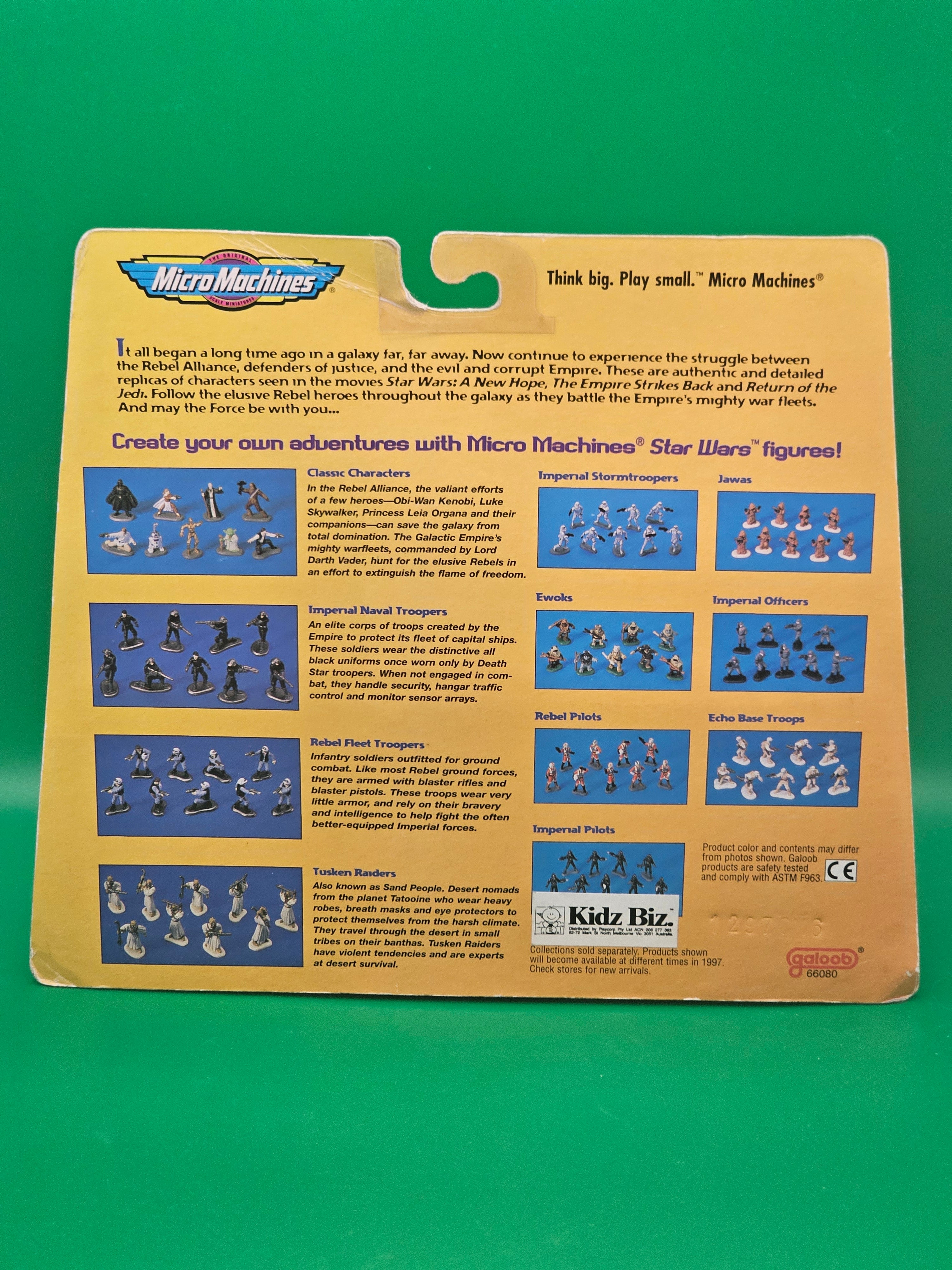 Star Wars Micro Machines Rebel Pilots