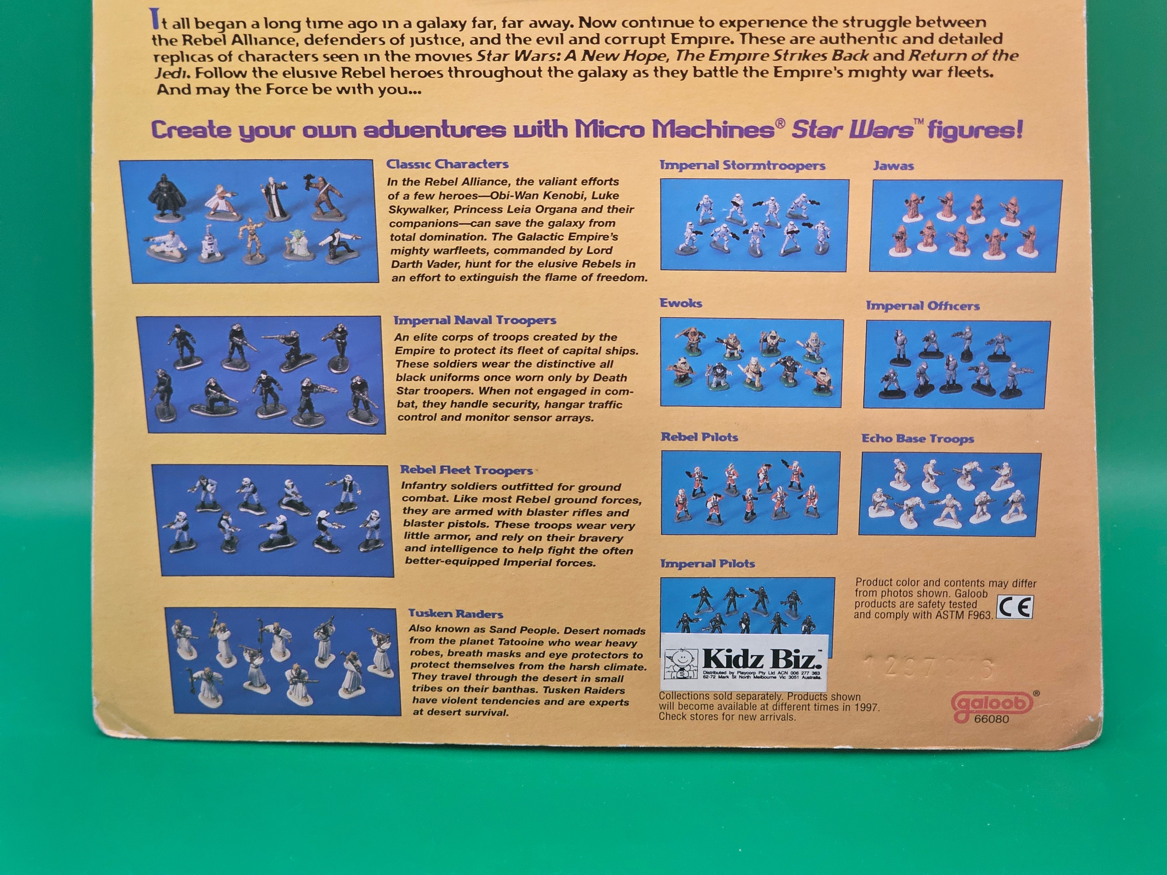 Star Wars Micro Machines Rebel Pilots