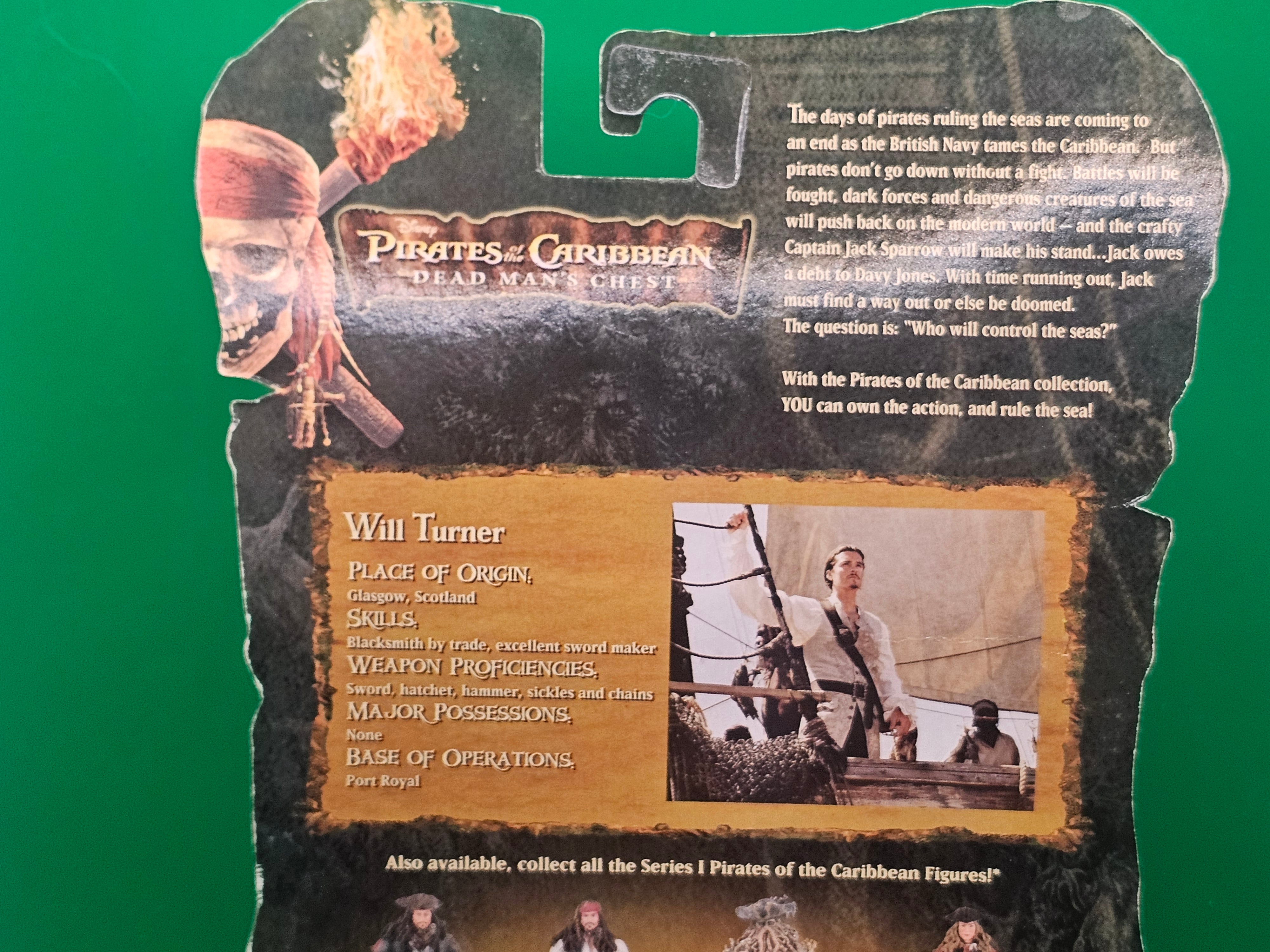 Pirates of the Caribbean Dead Man's Chest Will Turner with Double Dueling Swords