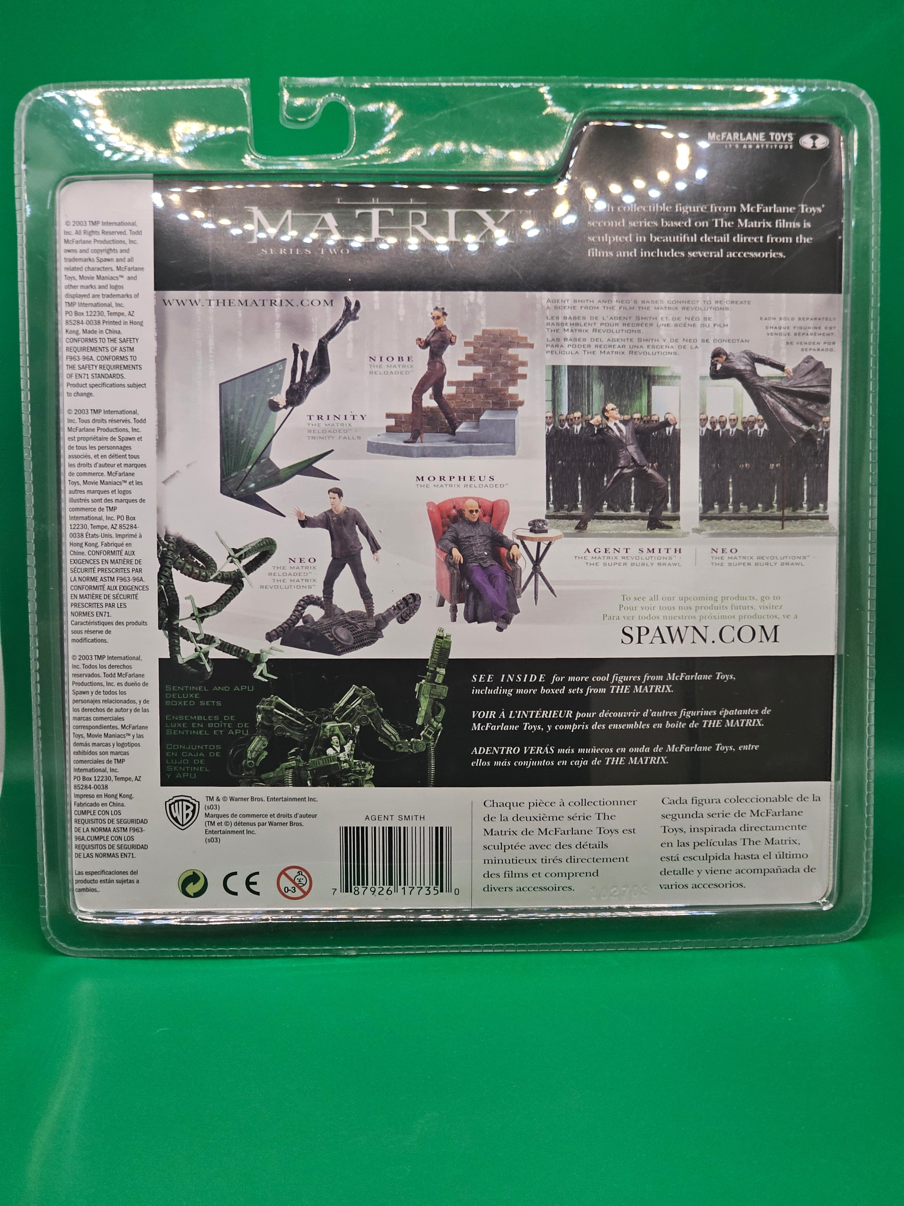 The Matrix Series Two Agent Smith Spawn Figure