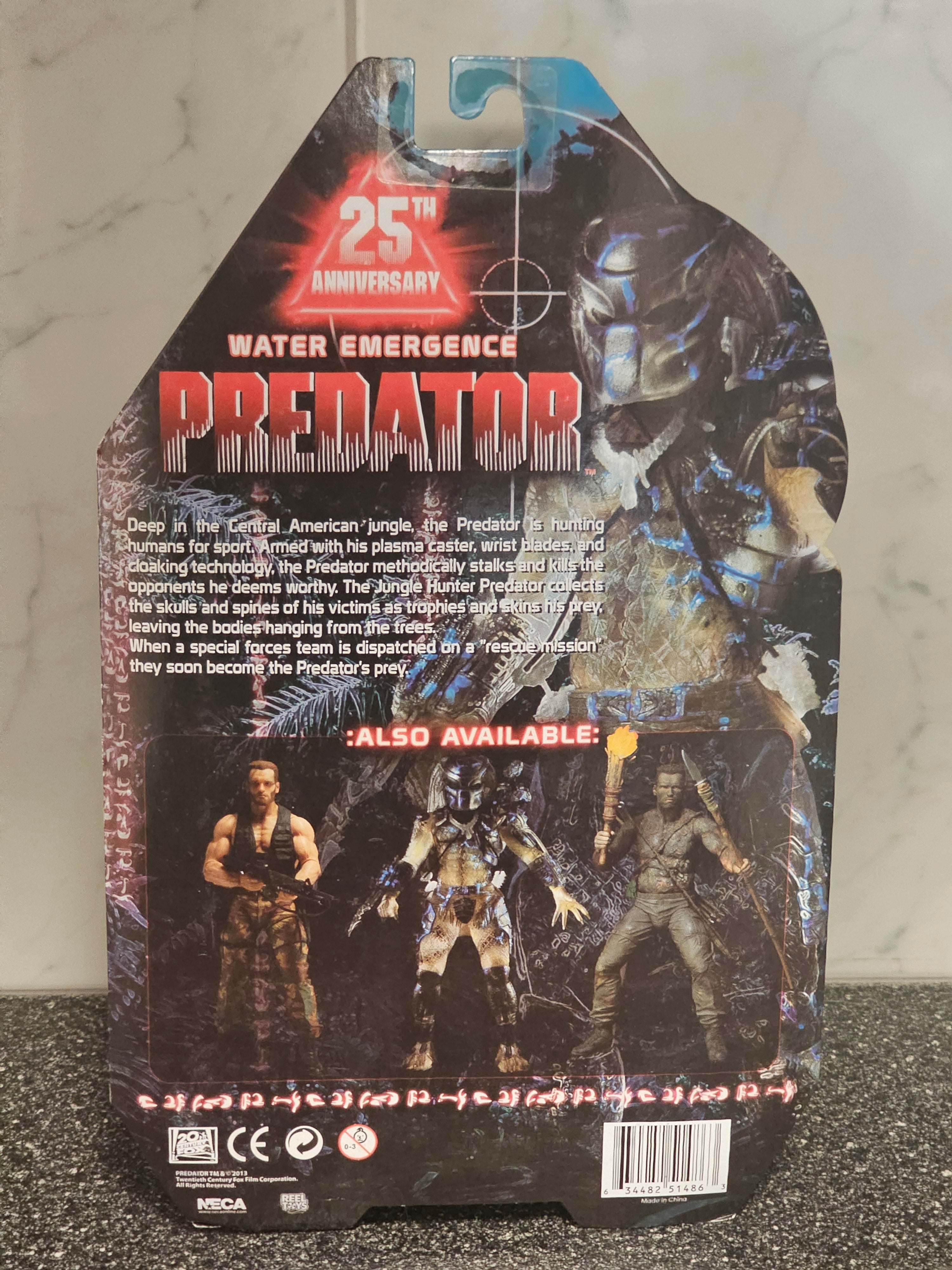 Predator Water Emergence 25th Anniversary Neca Action Figure