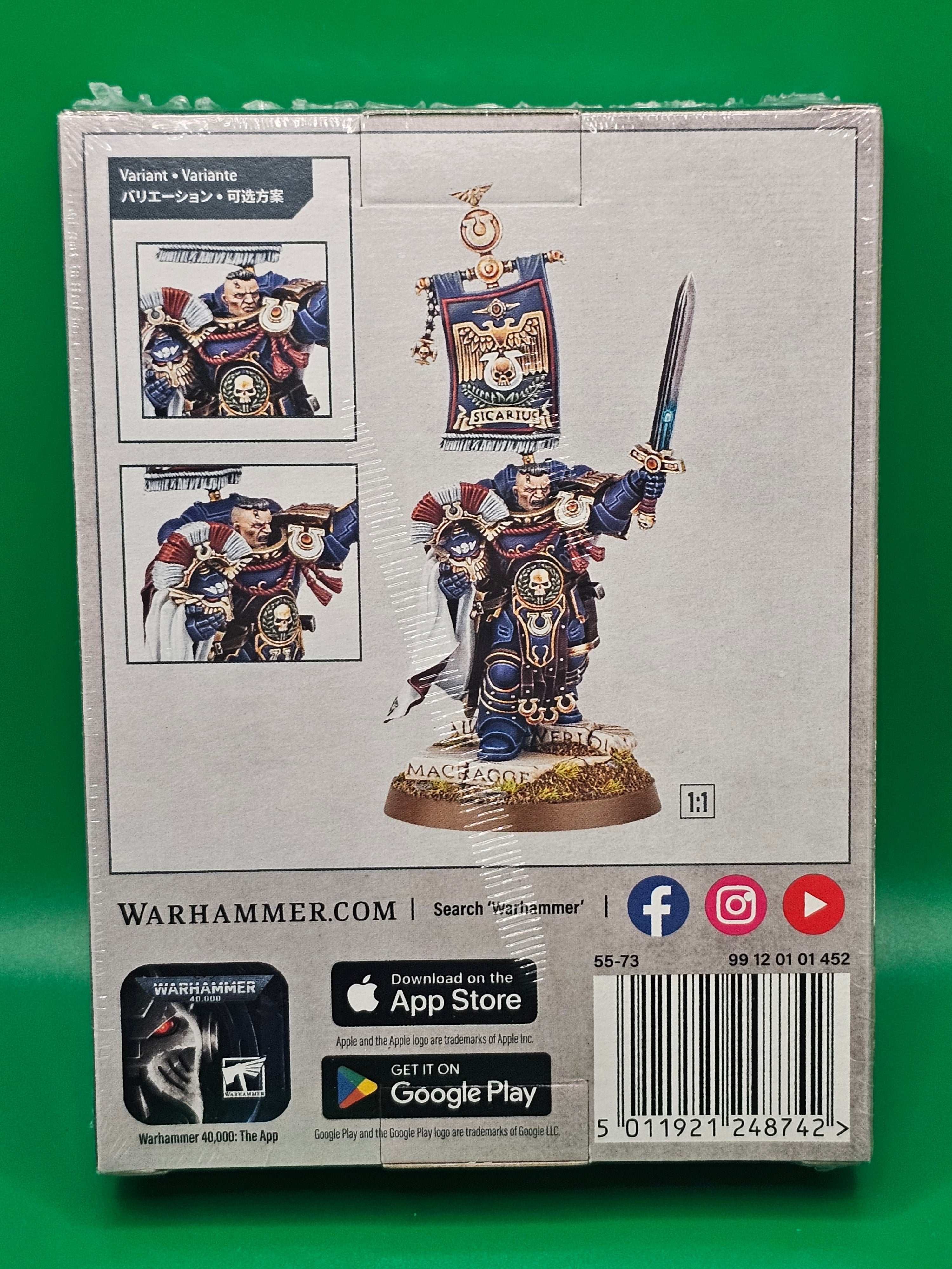 Warhammer 40k Ultramarines Cato Sicarius