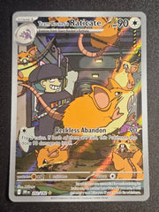Pokemon TCG - Team Rocket's Raticate 202/182