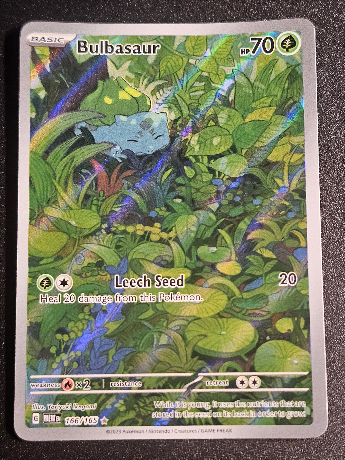 Pokemon TCG - Bulbasaur 166/165 Scarlet & Violet 151