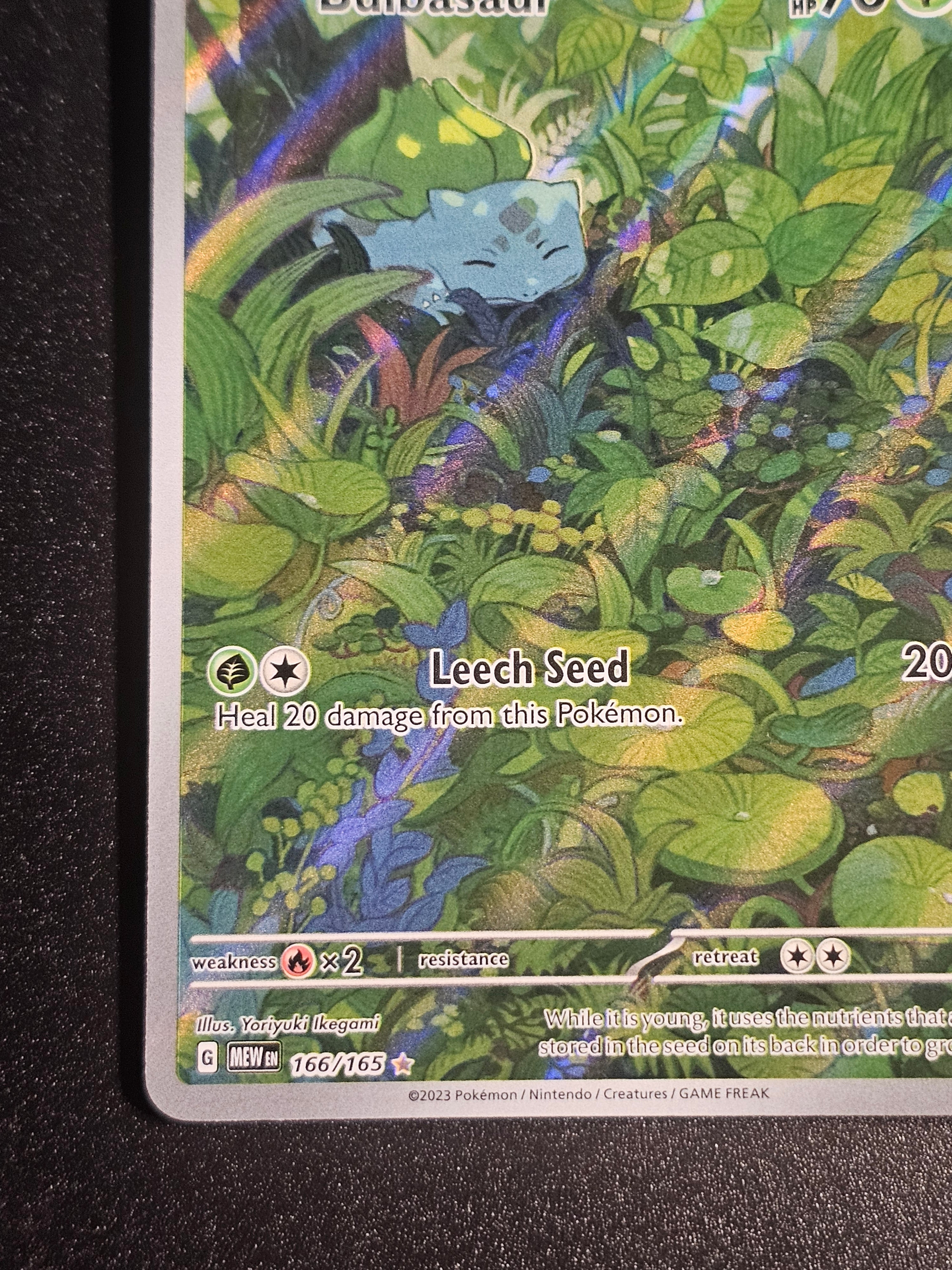 Pokemon TCG - Bulbasaur 166/165 Scarlet & Violet 151