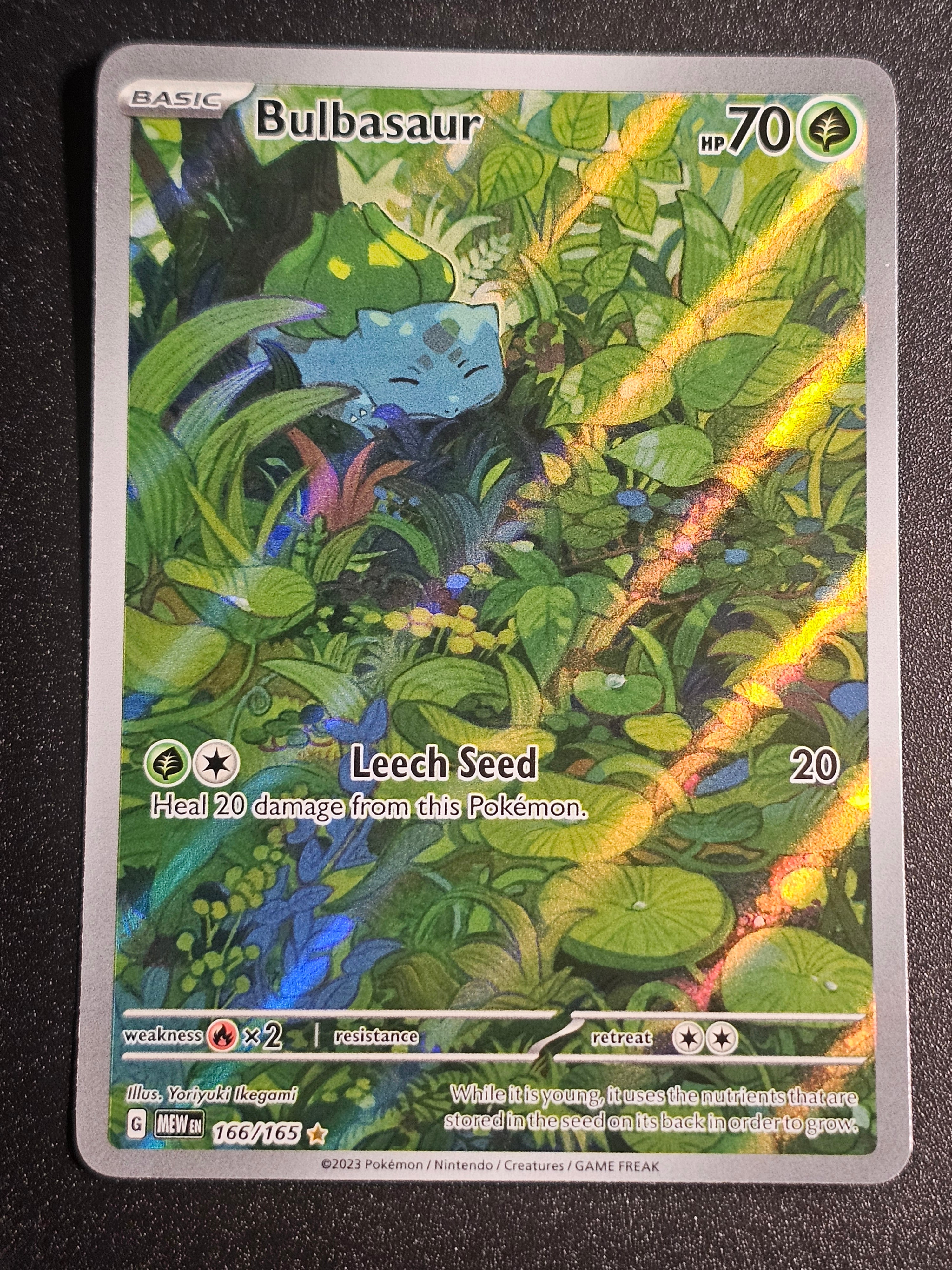 Pokemon TCG - Bulbasaur 166/165 Scarlet & Violet 151
