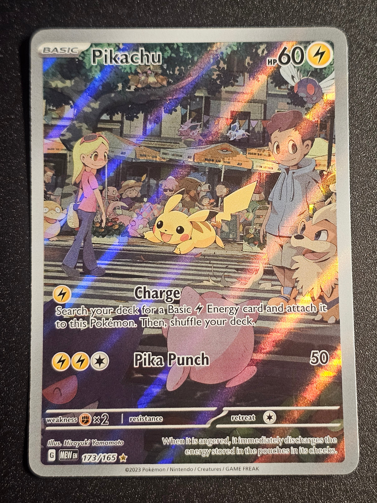 Pokemon TCG - Pikachu 173/165 Scarlet & Violet 151