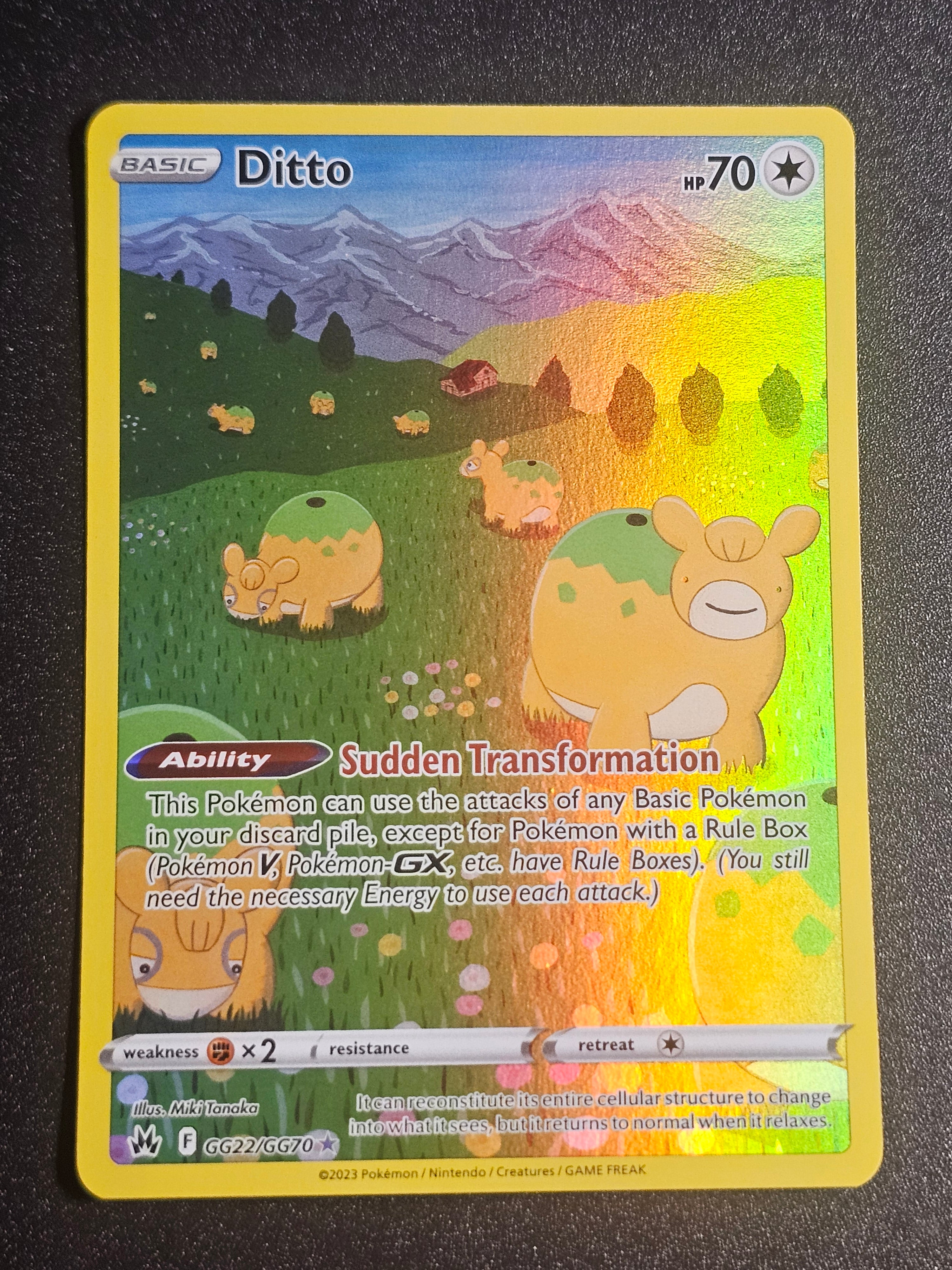Pokemon TCG - Ditto GG20/GG70 Crown Zenith