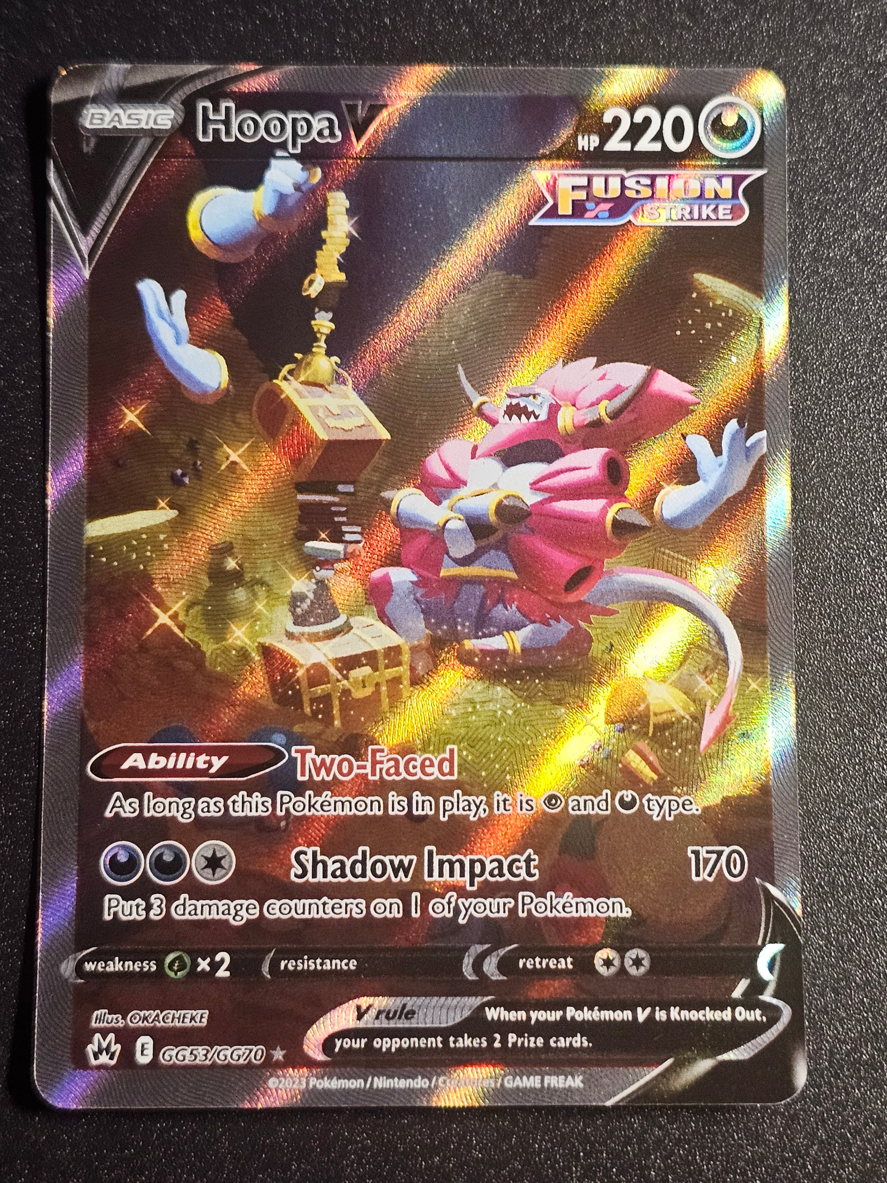 Pokemon TCG - Hoopa V GG53/GG70 Crown Zenith
