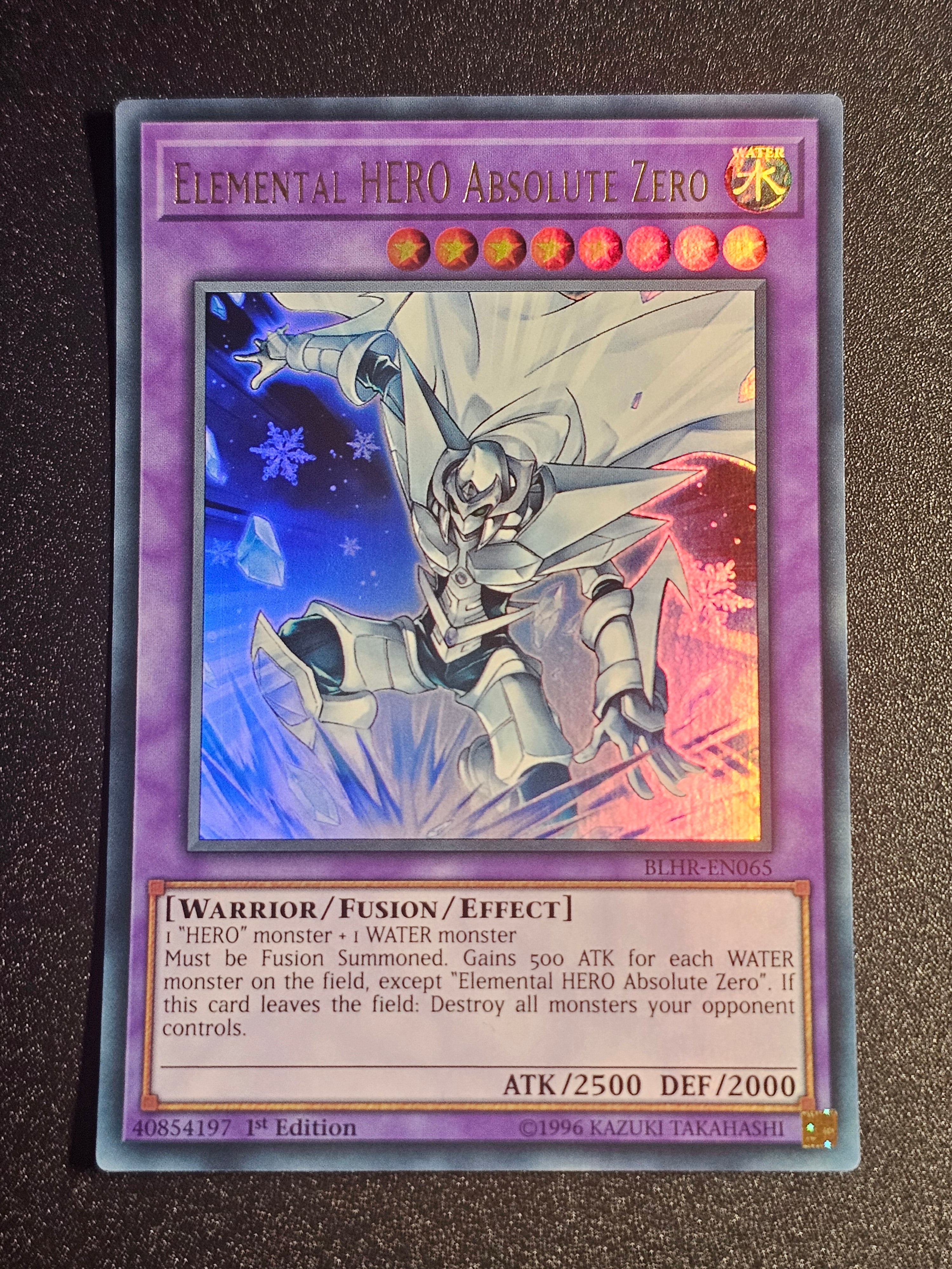 Yugioh - Elemental Hero Absolute Zero BLHR-EN065
