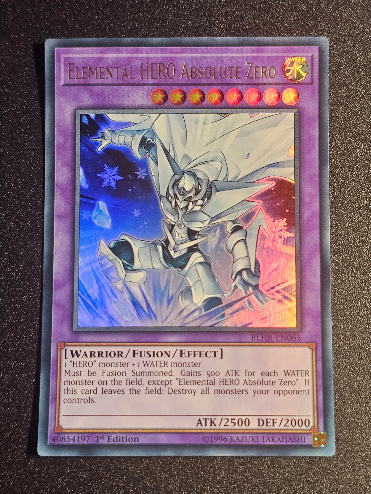 Yugioh - Elemental Hero Absolute Zero BLHR-EN065
