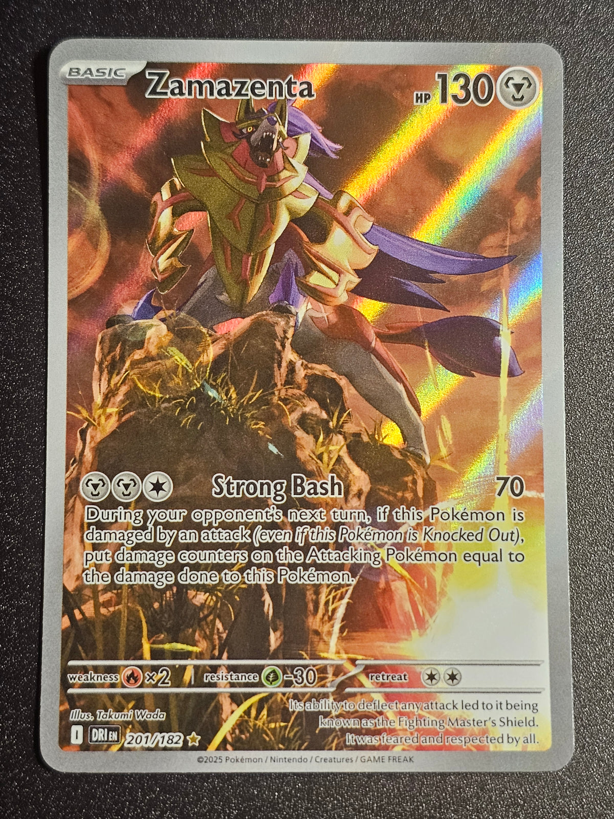 Pokemon TCG - Zamazenta 201/182 Destined Rivals