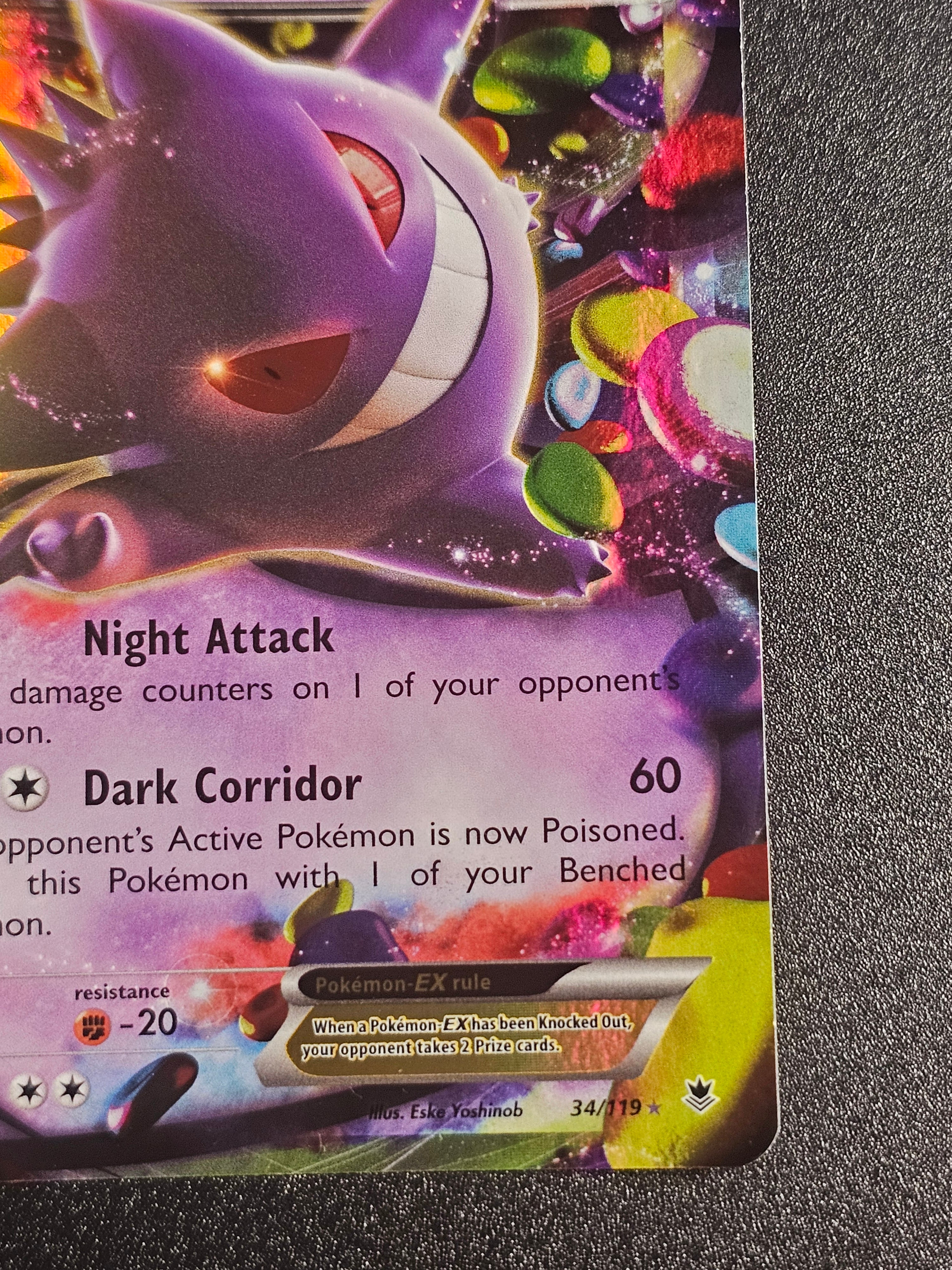 Pokemon TCG - Gengar EX 34/119 Phantom Forces