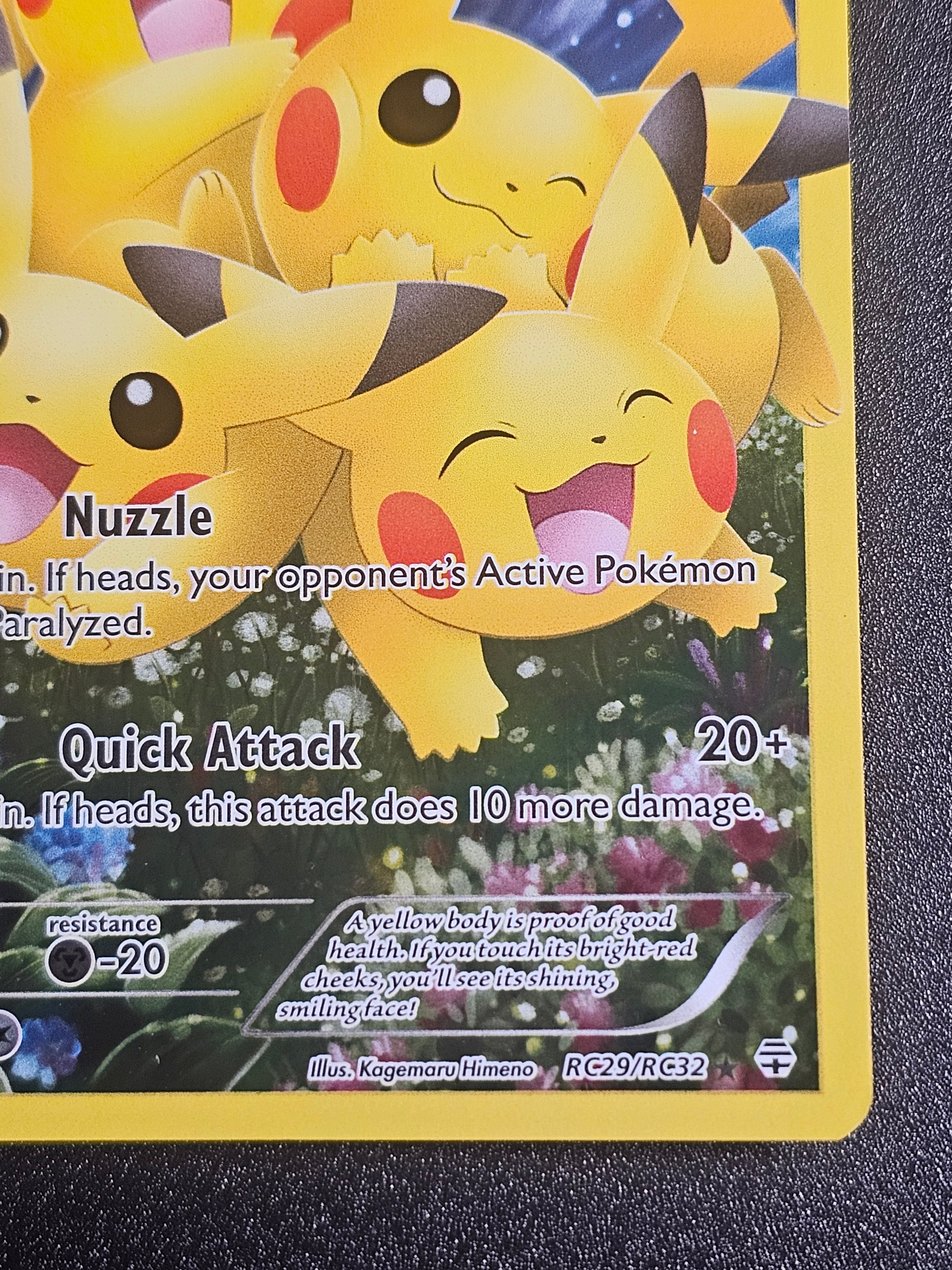 Pokemon TCG - Pikachu RC29/RC32 Radiant Collection