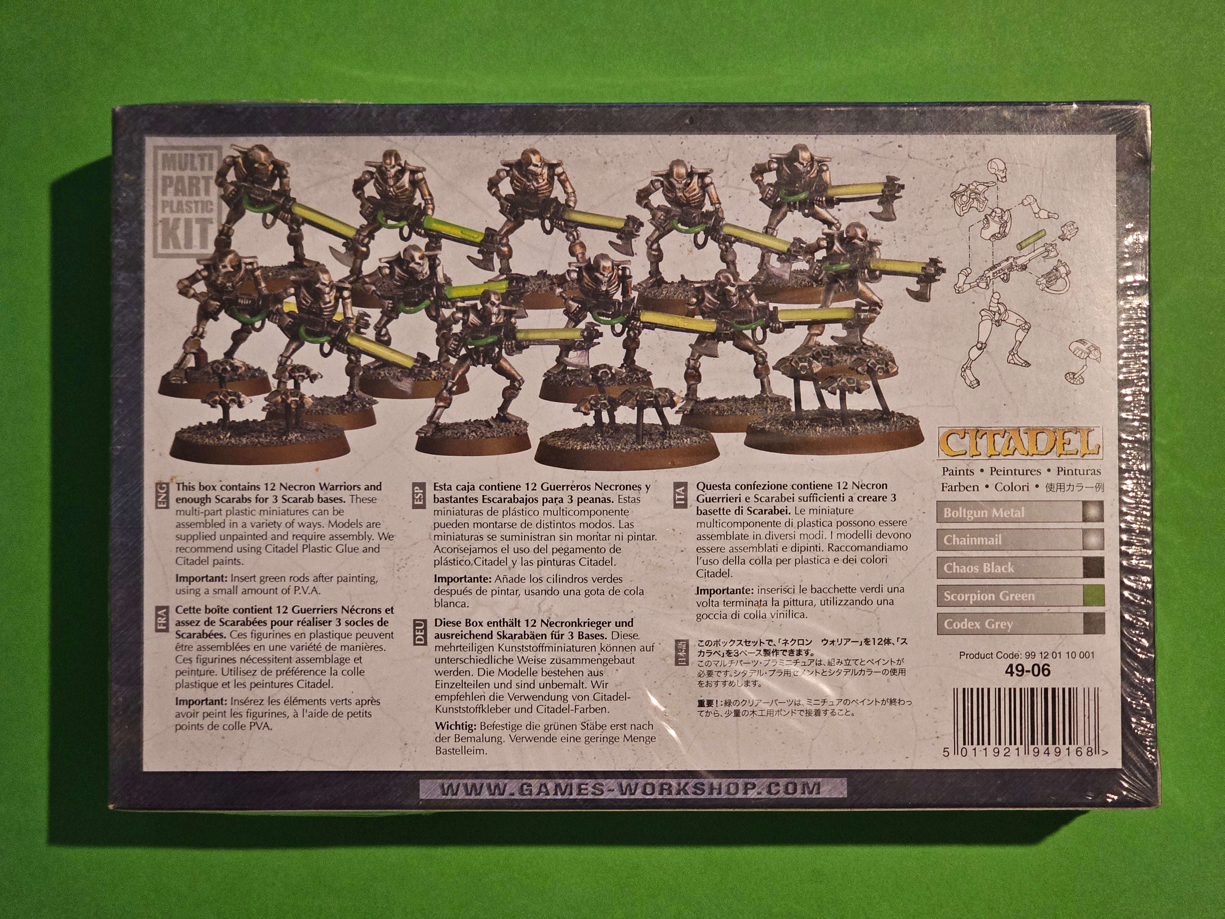 Warhammer 40k Necron Warriors Box Sealed OOP Sealed