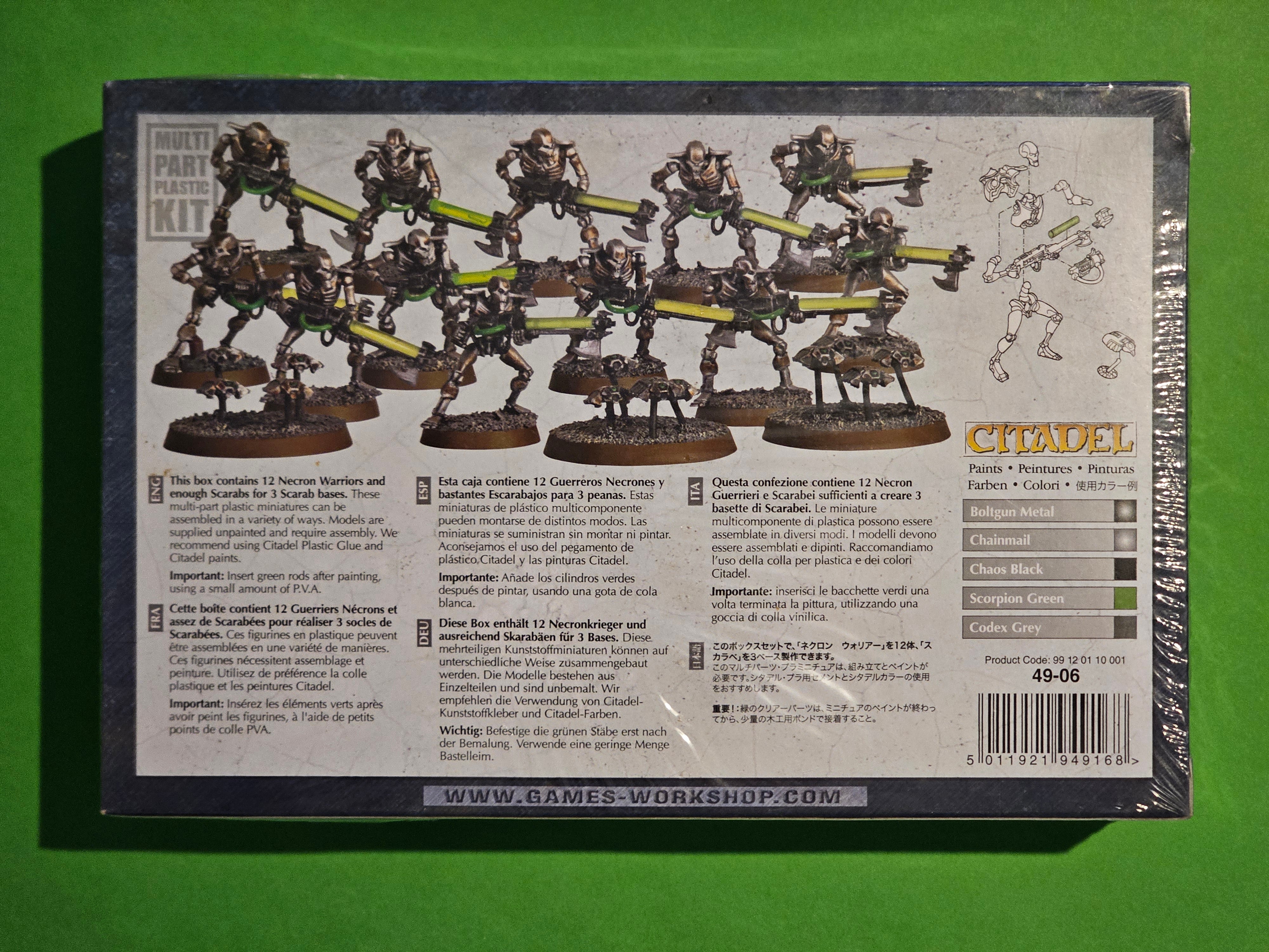 Warhammer 40k Necron Warriors Box Sealed OOP Sealed